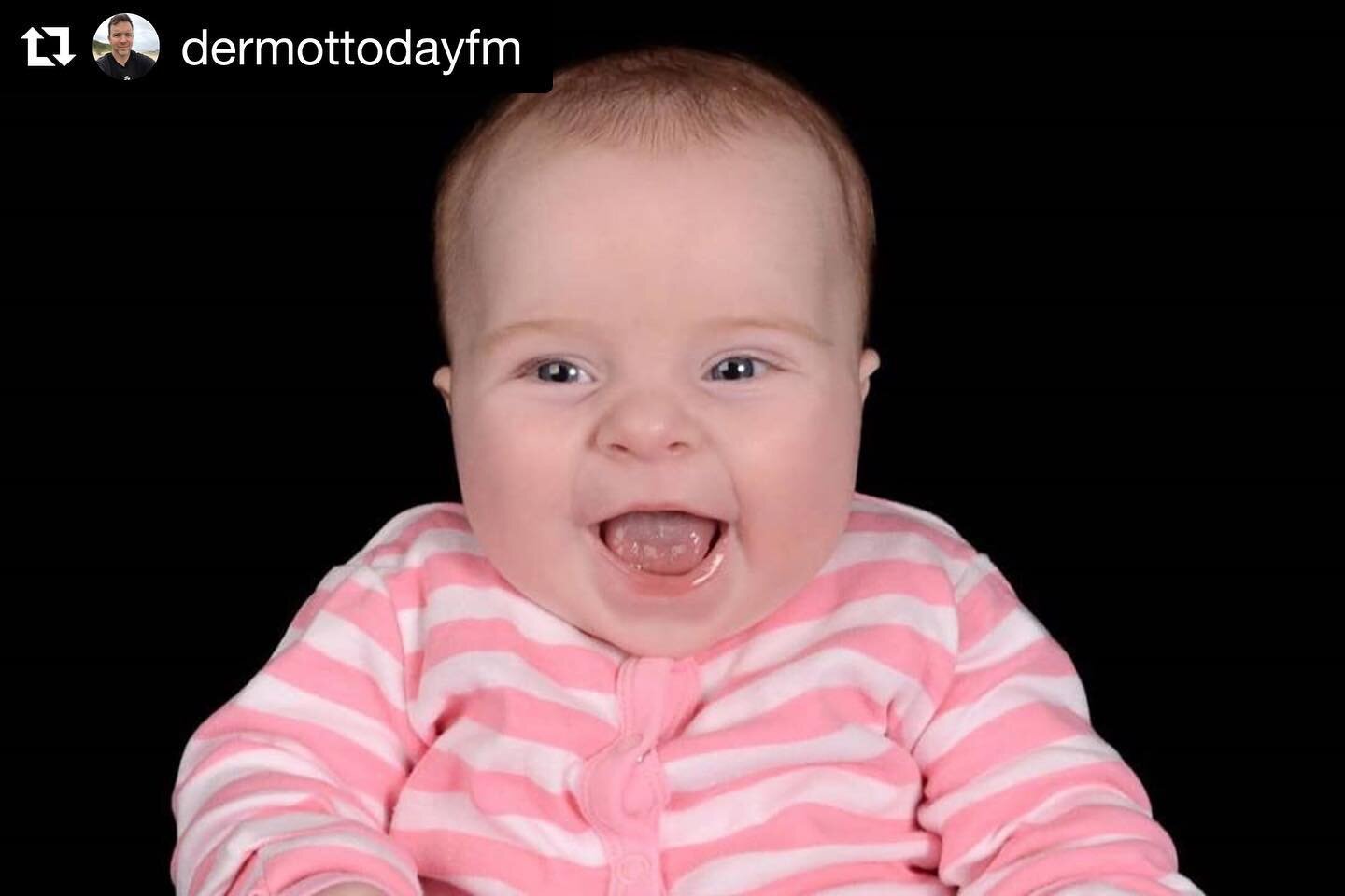#Repost @dermottodayfm with @get_repost
・・・
Look at this beauty. 😄 This is little baby Olivia or &quot;Livie&quot; from Dublin. We had her mum, Karen,  on our @todayfm show this morning. Livie was just diagnosed with SMA, Spinal Muscular Atrophy. Sh