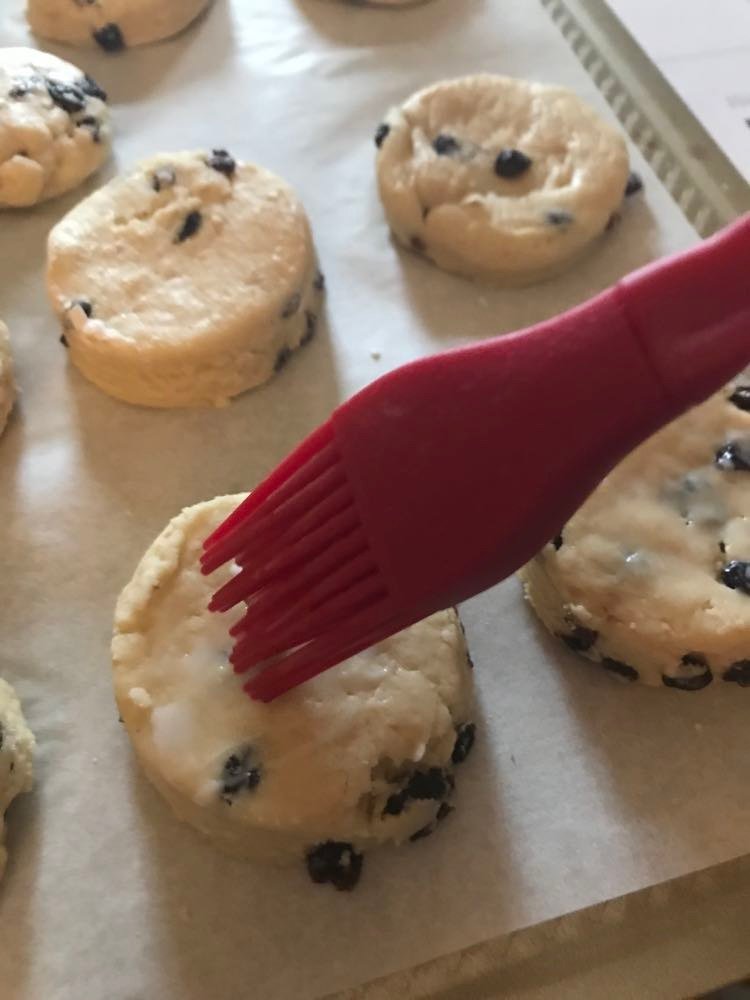 Brushing The Dough