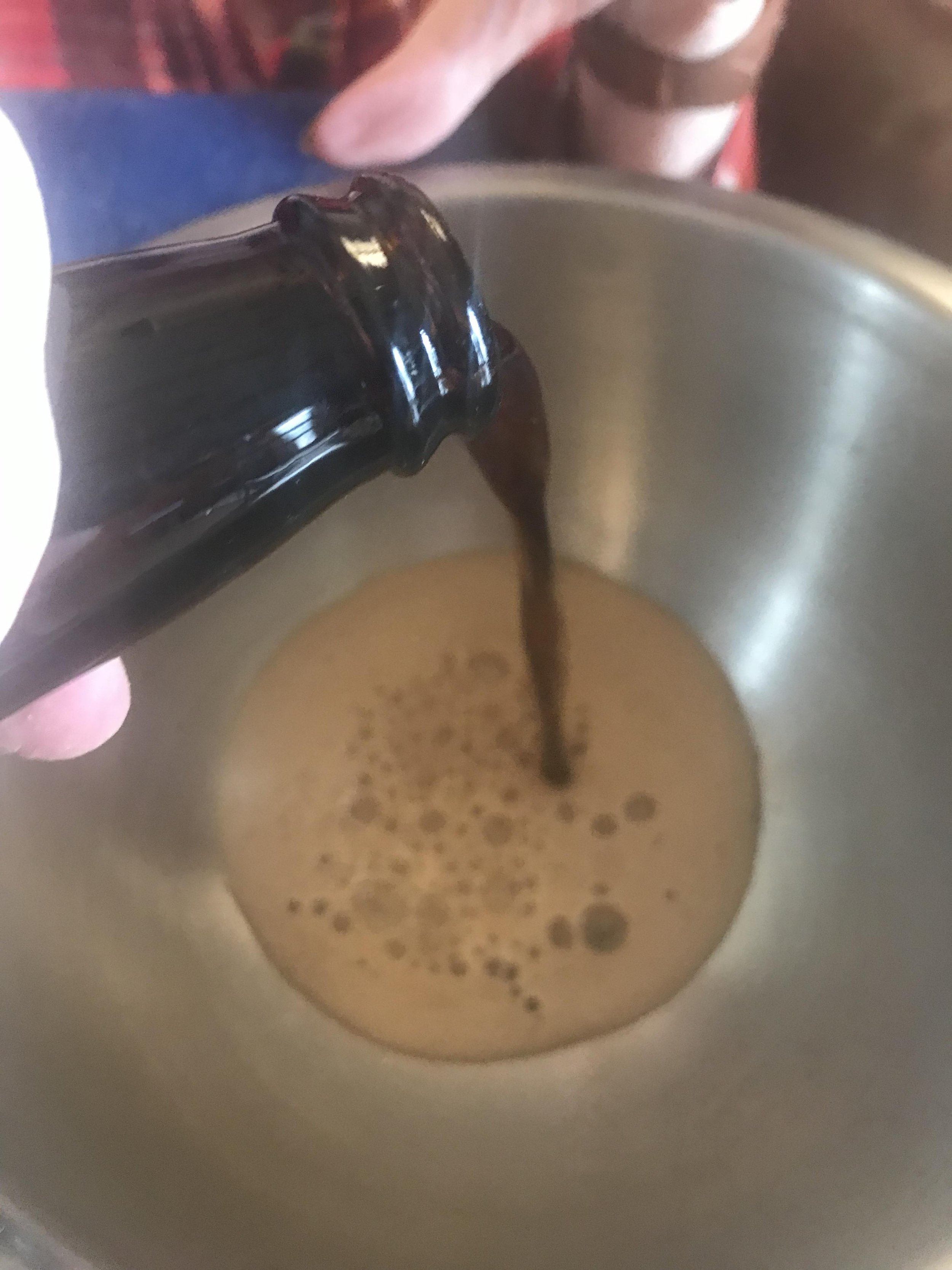 Pouring The Guinness