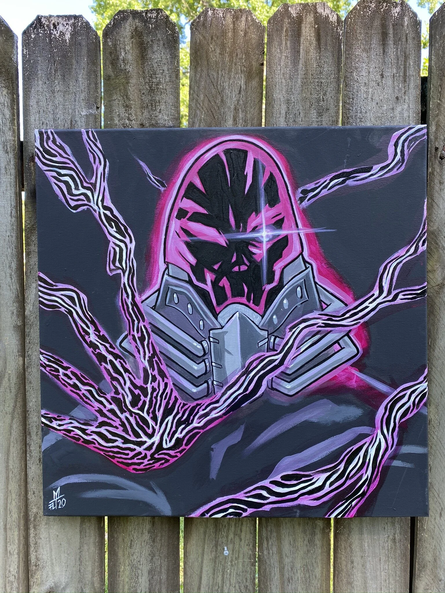 MHA All For One Original Acrylic Painting 