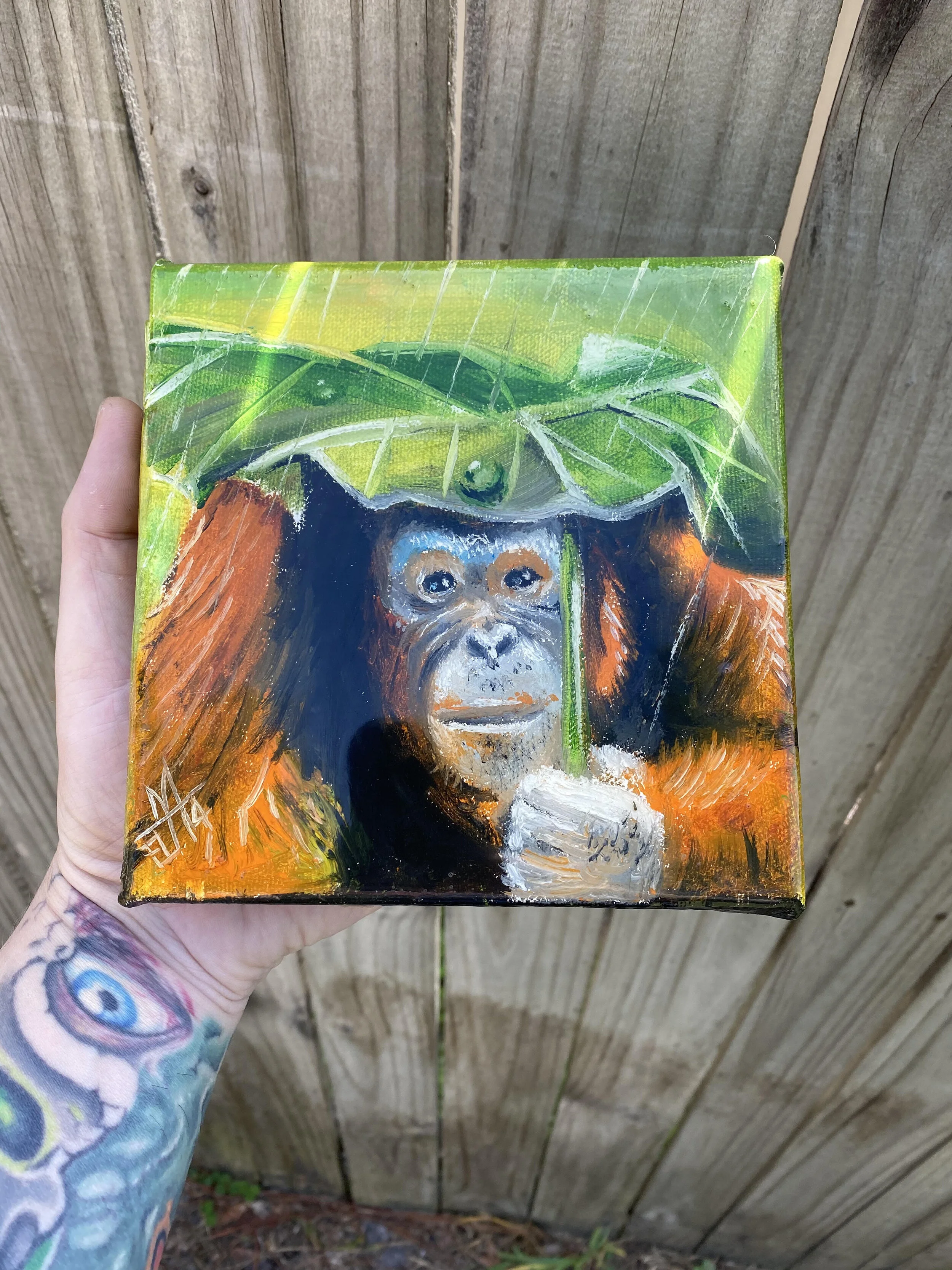 RAINY DAYS Oil on Canvas 