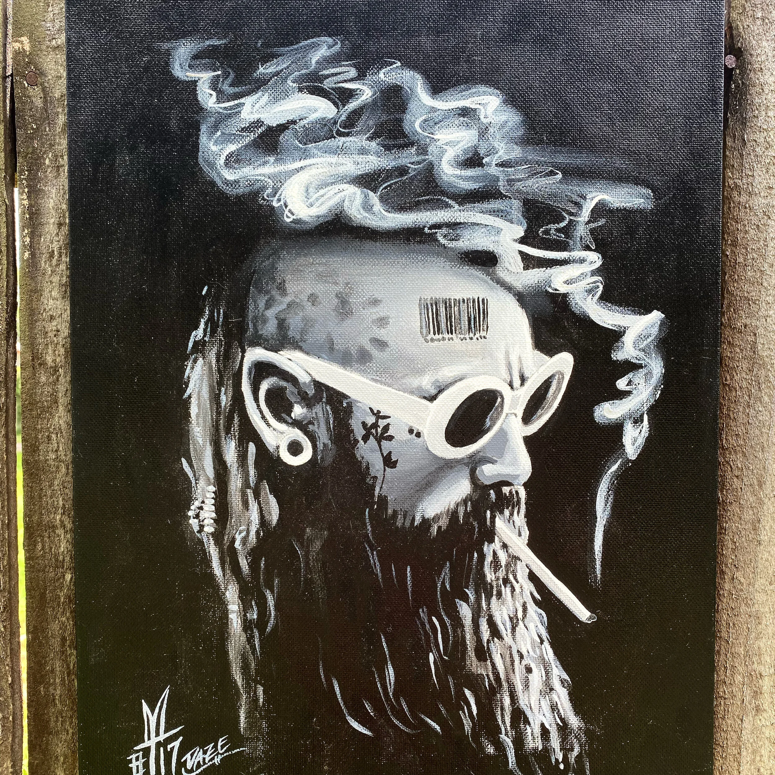 FOGGY THOUGHTS Acrylic Painting on Canvas