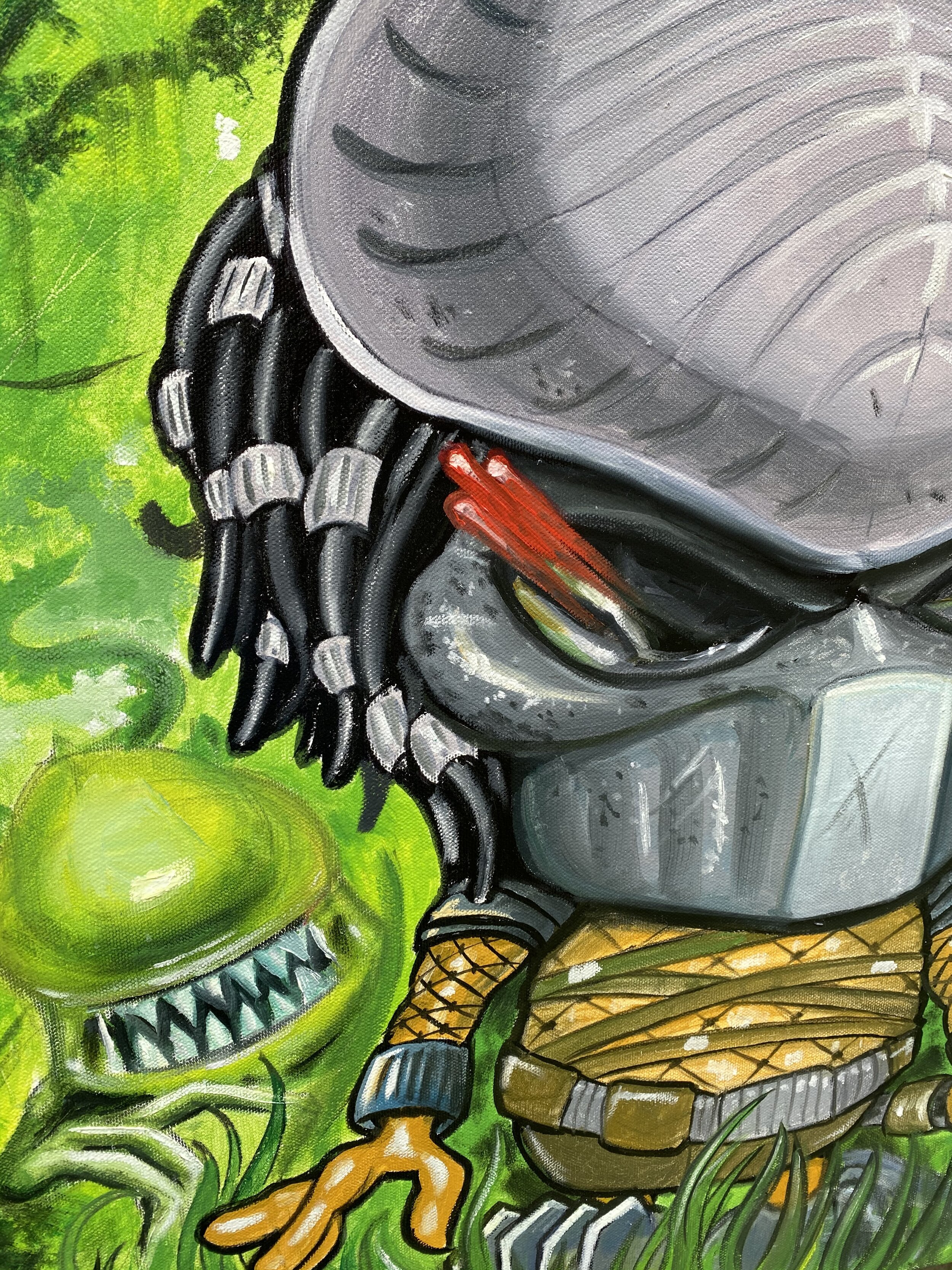 PREDATORCHEN Oil Painting on Canvas