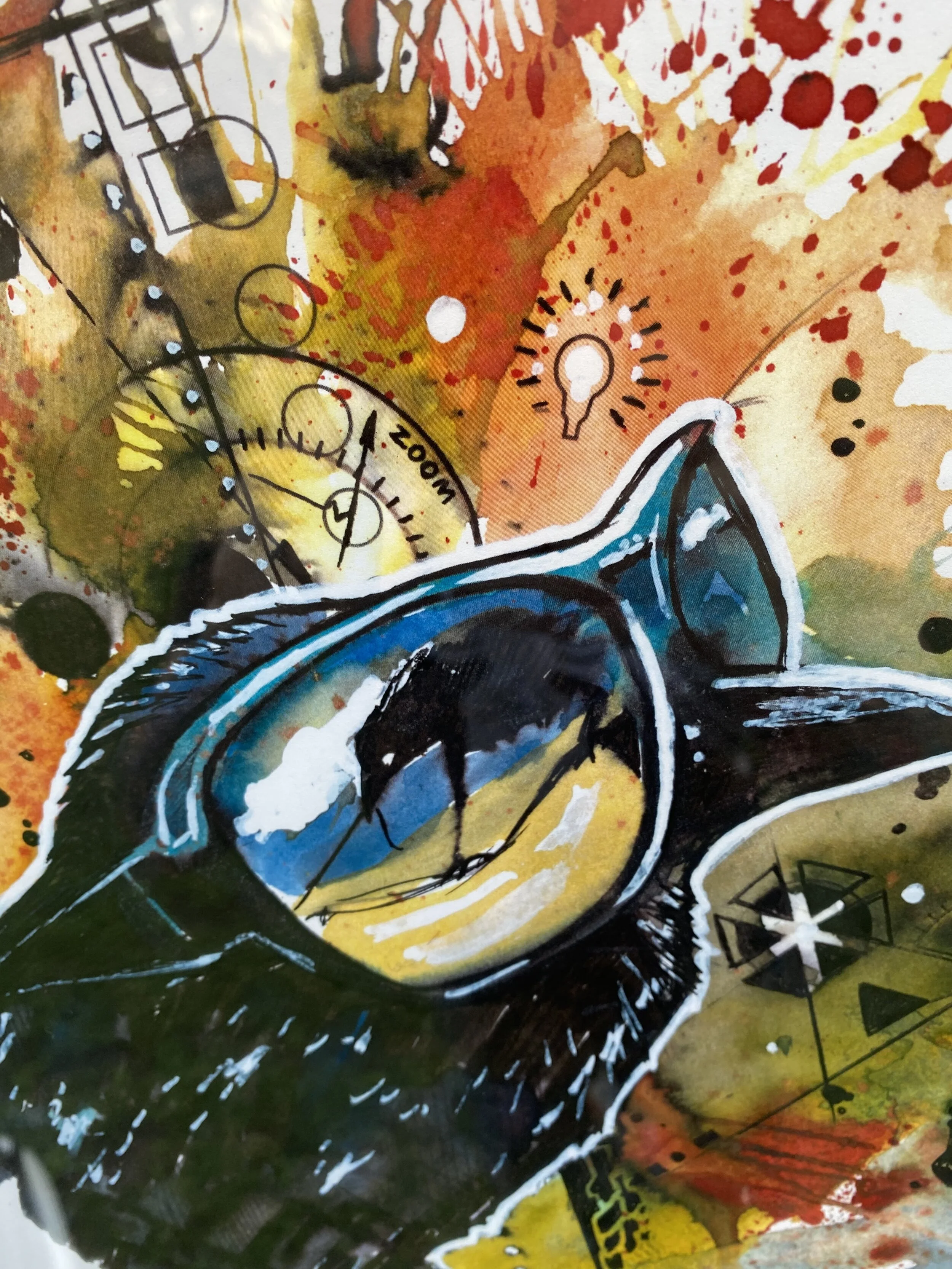 SILLY  Original Watercolor Painting (Print)