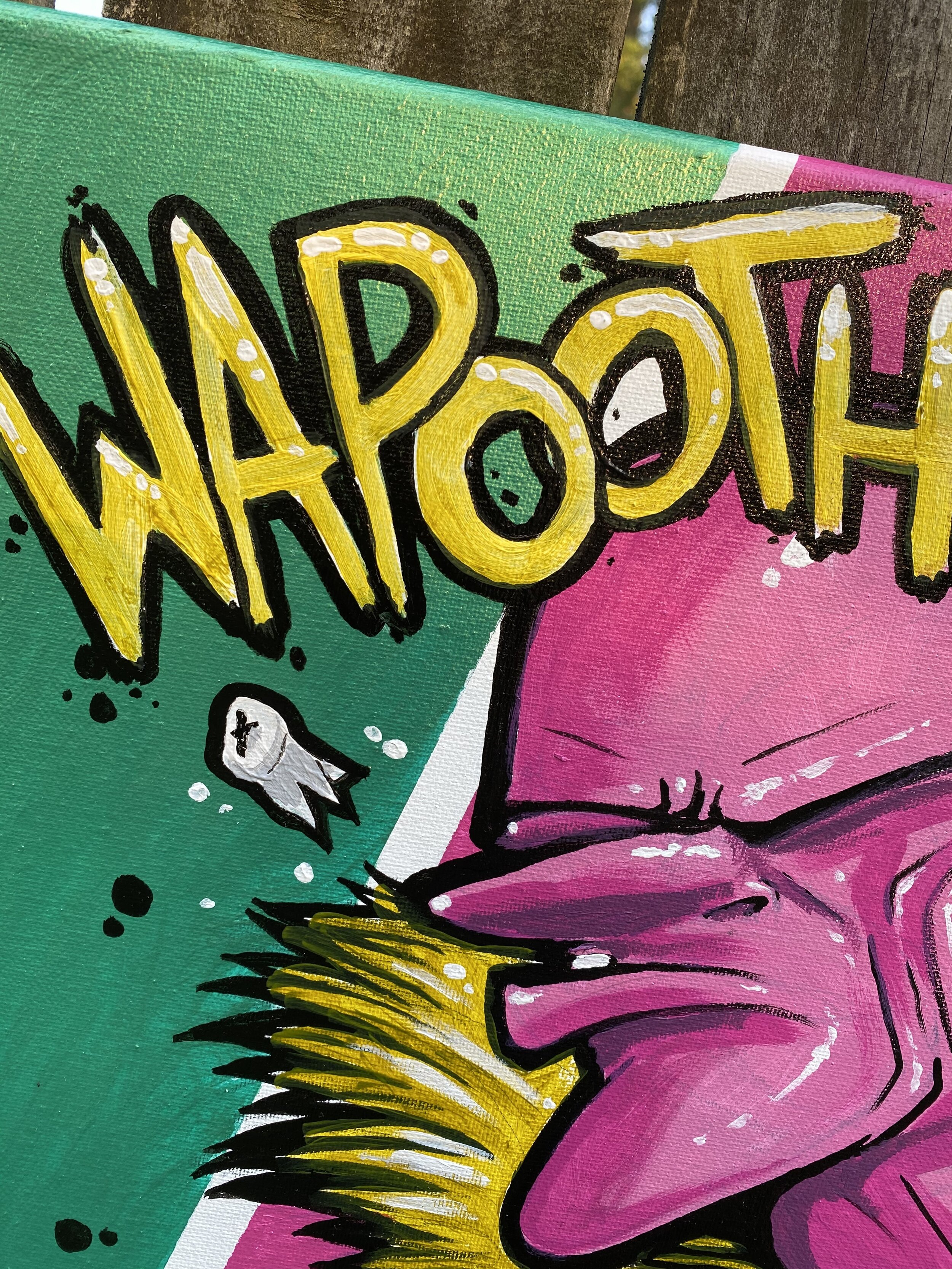 GHOST SPIDER Original Acrylic Painting