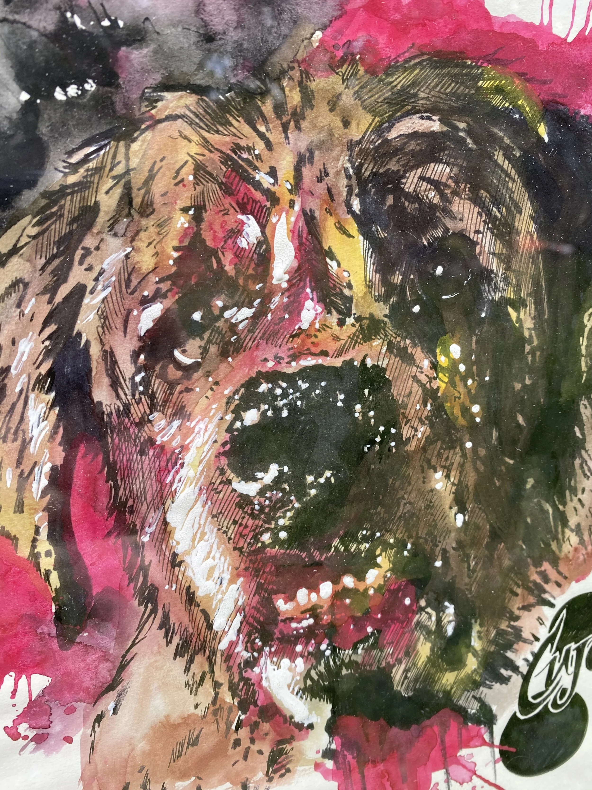 GUJO Original Watercolor Painting (Print)