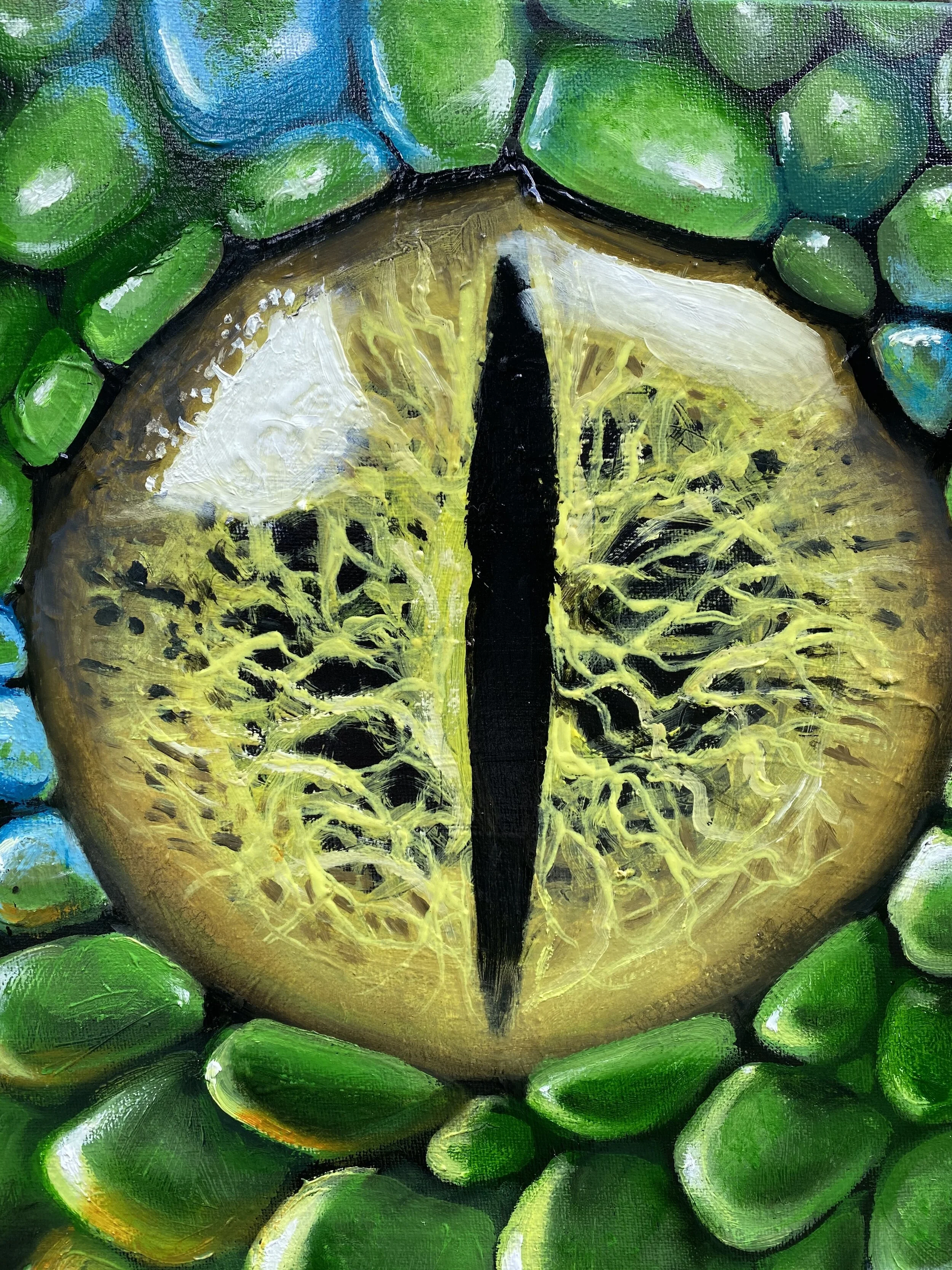 LOOK AT ME!  Oil Painting on Canvas