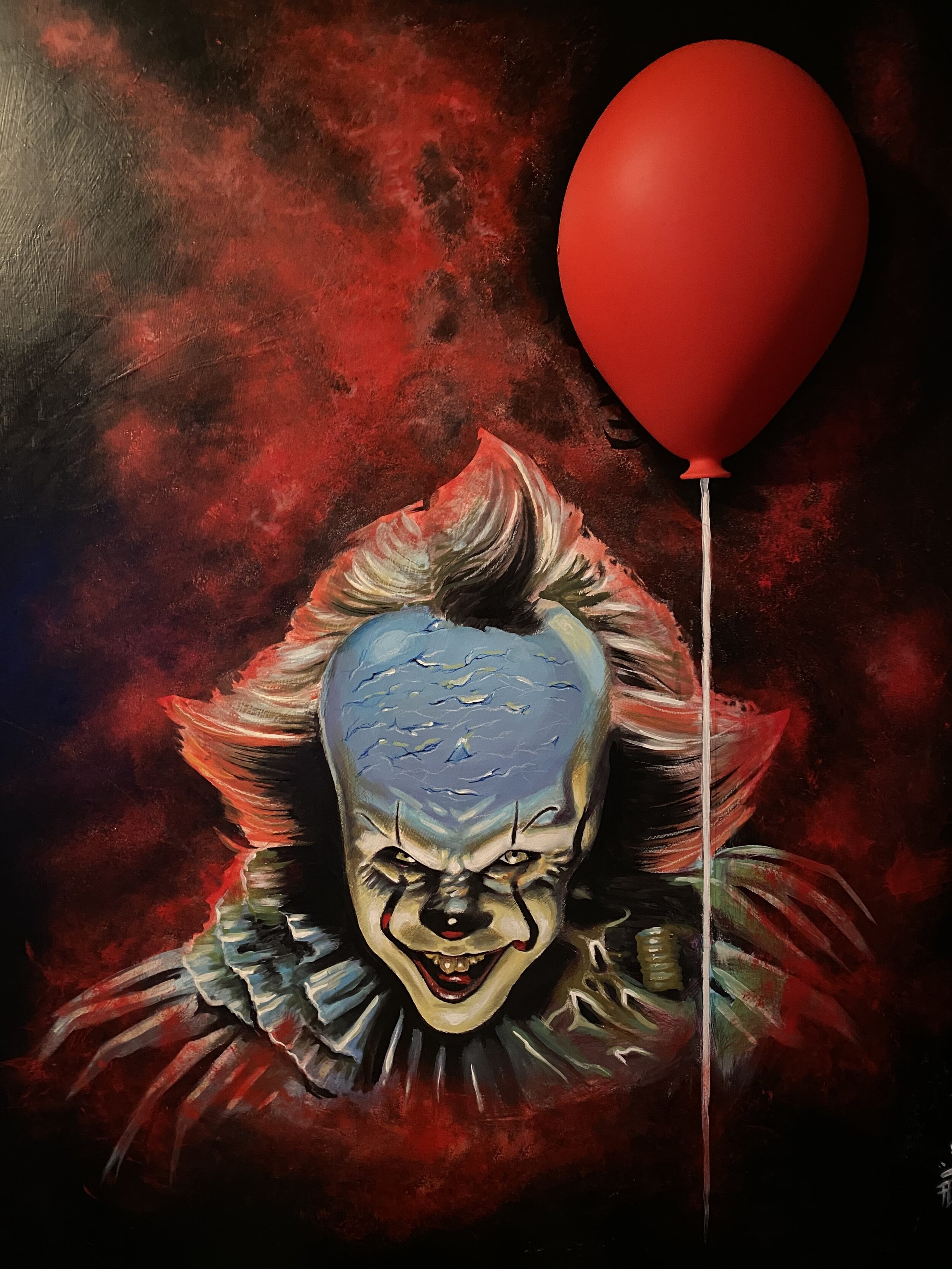 PENNYWISE Original interactive Painting — Disorderly Tattoo