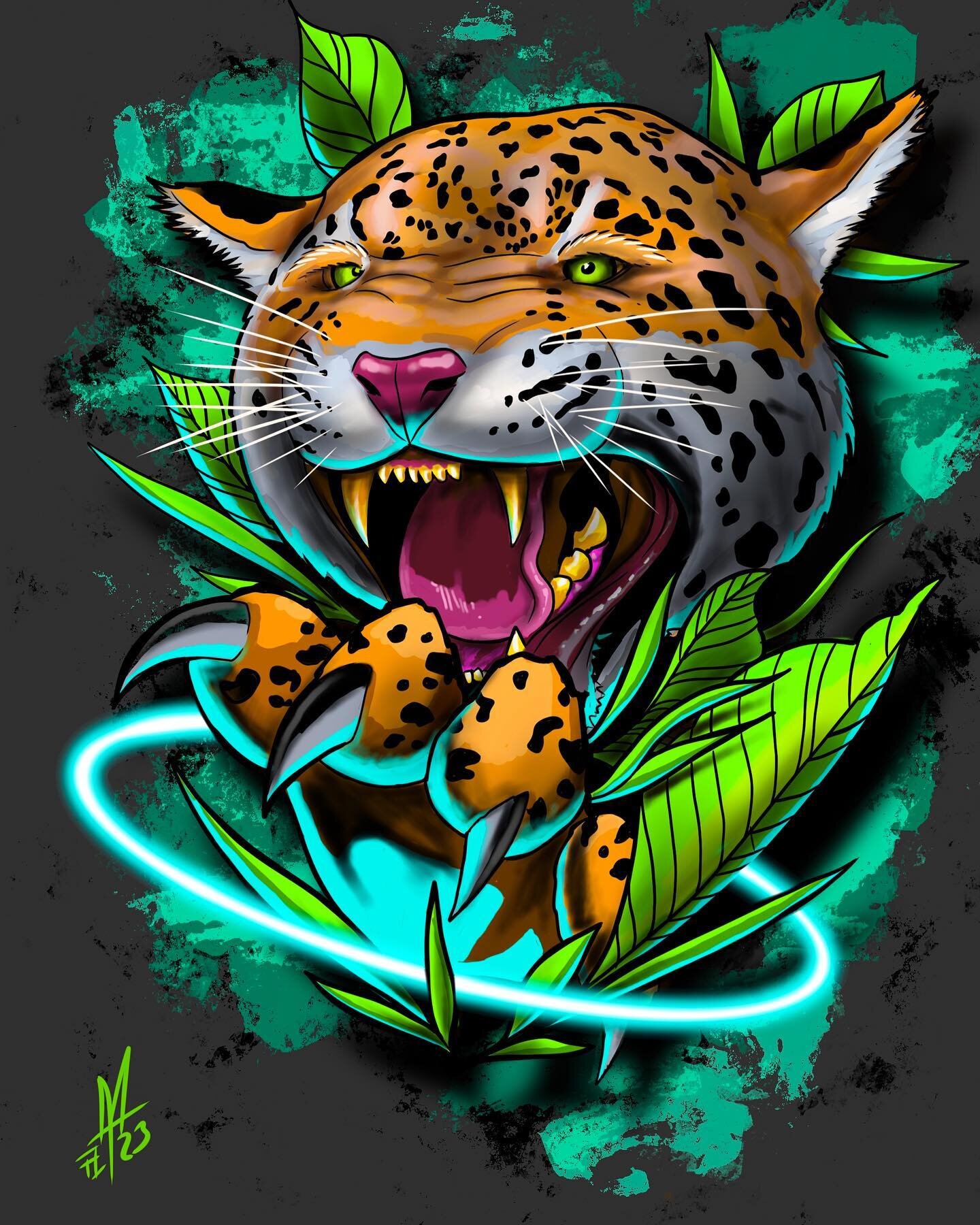 Up for grabs 🤘🤘🤘🤘 #tattoo #design #jaguar #upforgrabs #tattoodesign