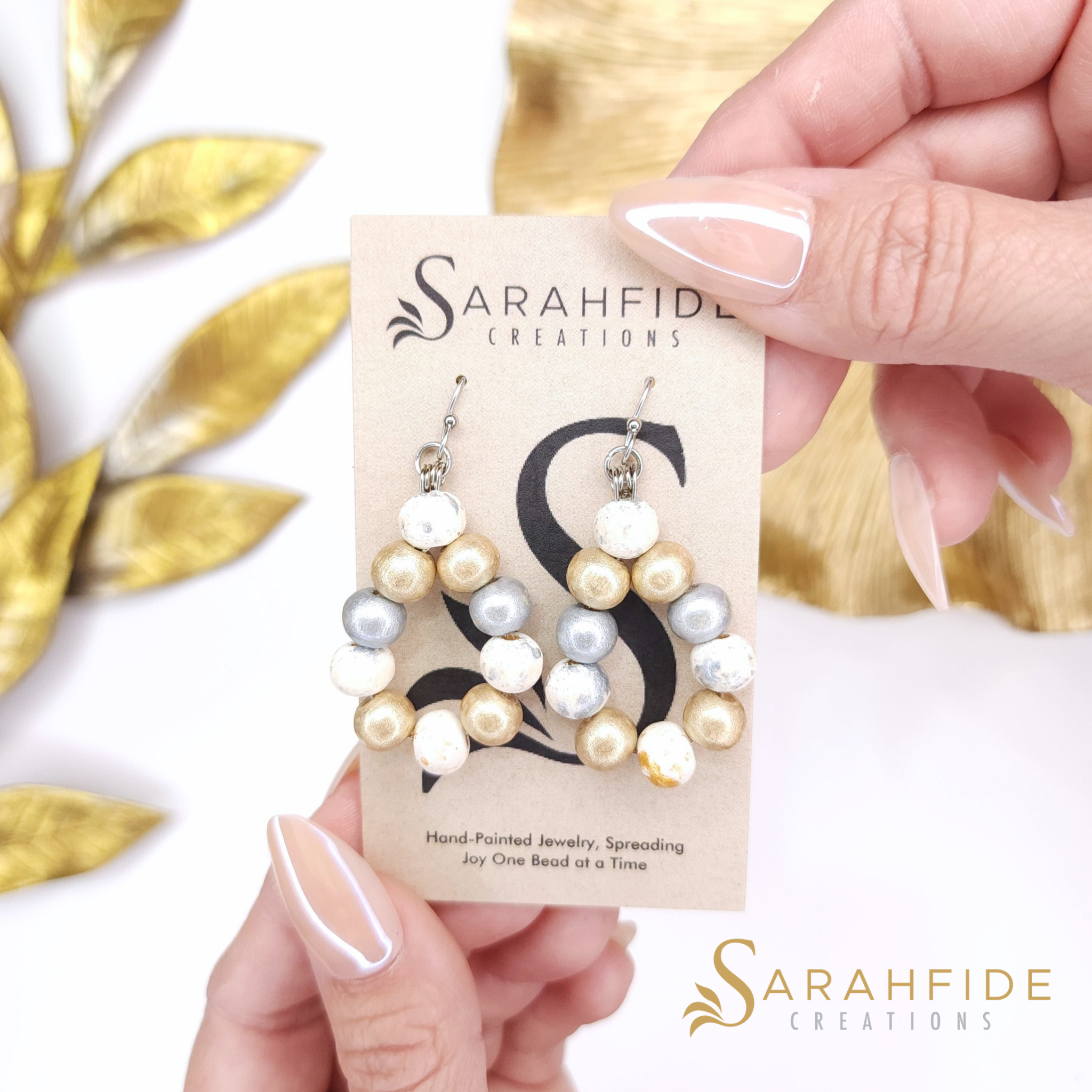 Gold Silver Lux Chunky Small Tear Drop Earrings