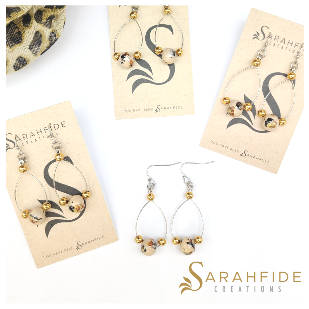 Enchanting Golden Drop Earrings