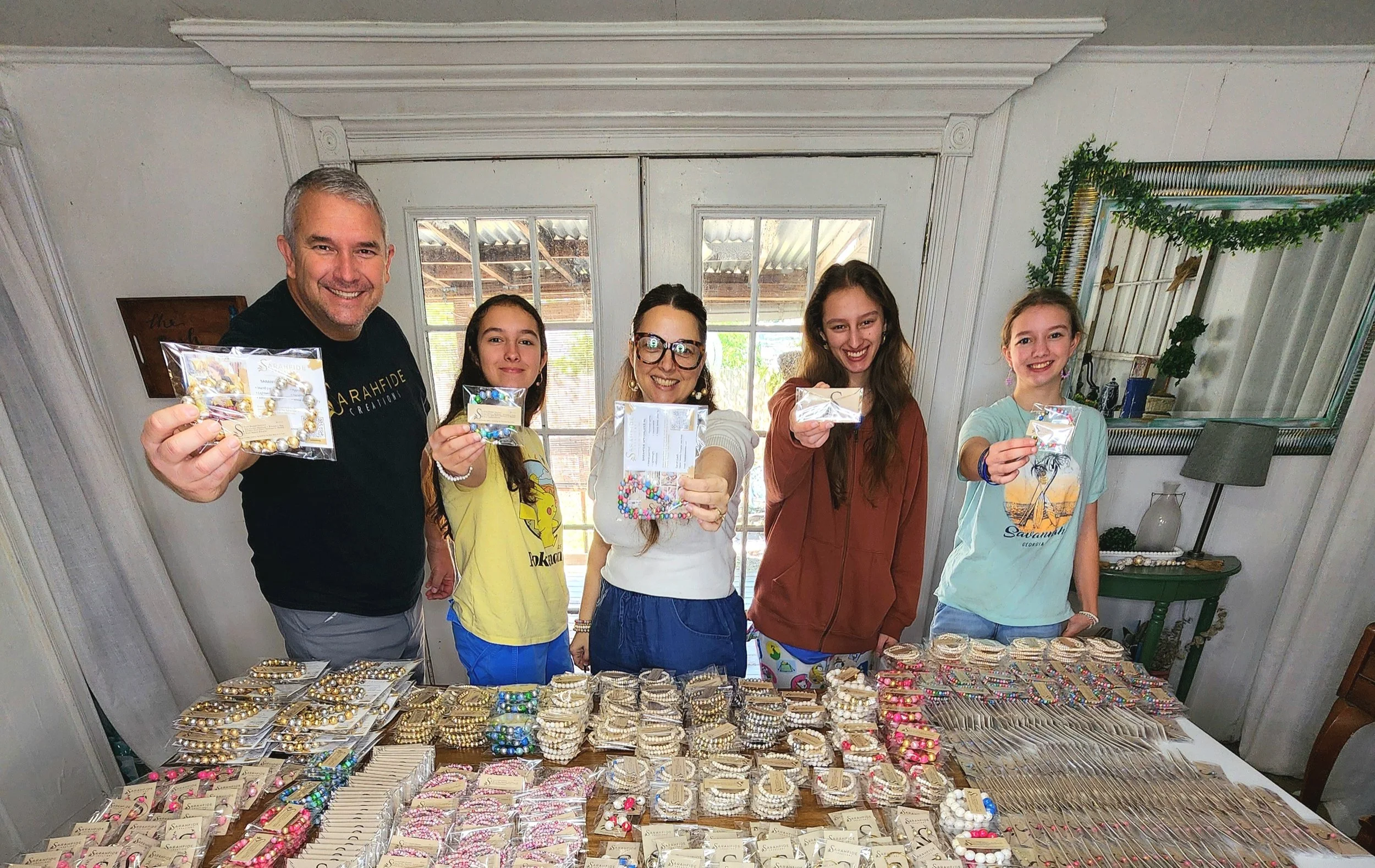 Spreading joy, one bead at a time.