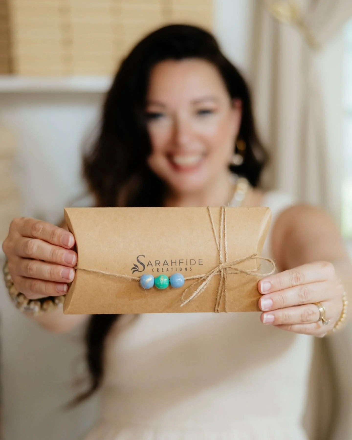 Don't take my word for it. ♡ Read what other people say.

I feel beyond blessed that my jewelry is loved and cherished and do not take for granted your reviews of Sarahfide. ♡

Here at Sarahfide, I stand behind every bead (because I literally paint e