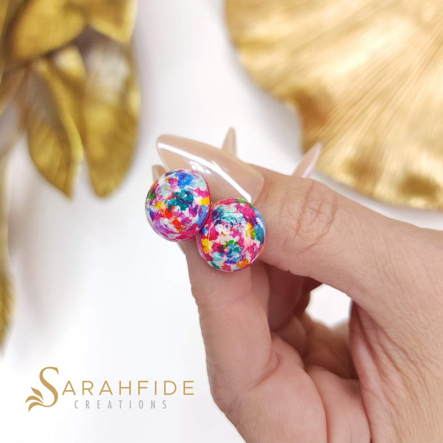 Garden Goddess Stud Earrings