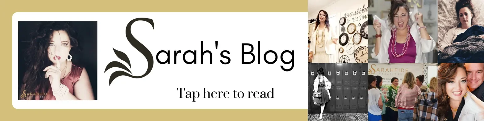 Sarah's Blog - faith, art, and the story behind Sarahfide's lightweight hypoallergenic hand-painted wood bead jewelry