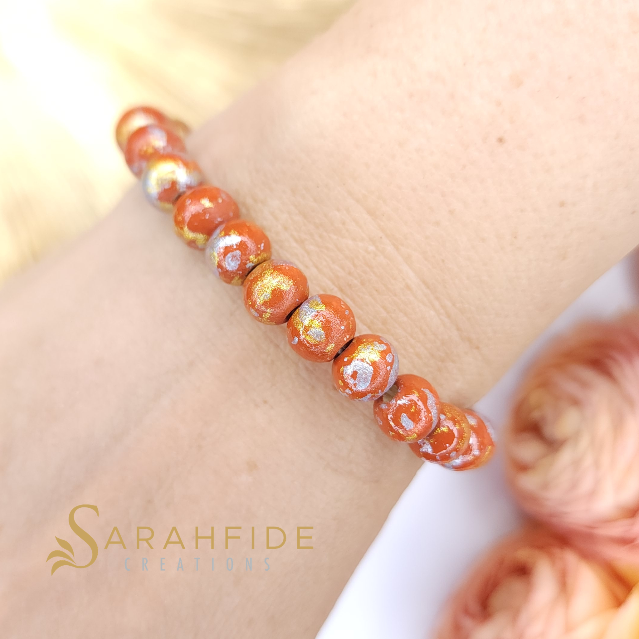 Burnt Orange Lux Ravish Bracelet