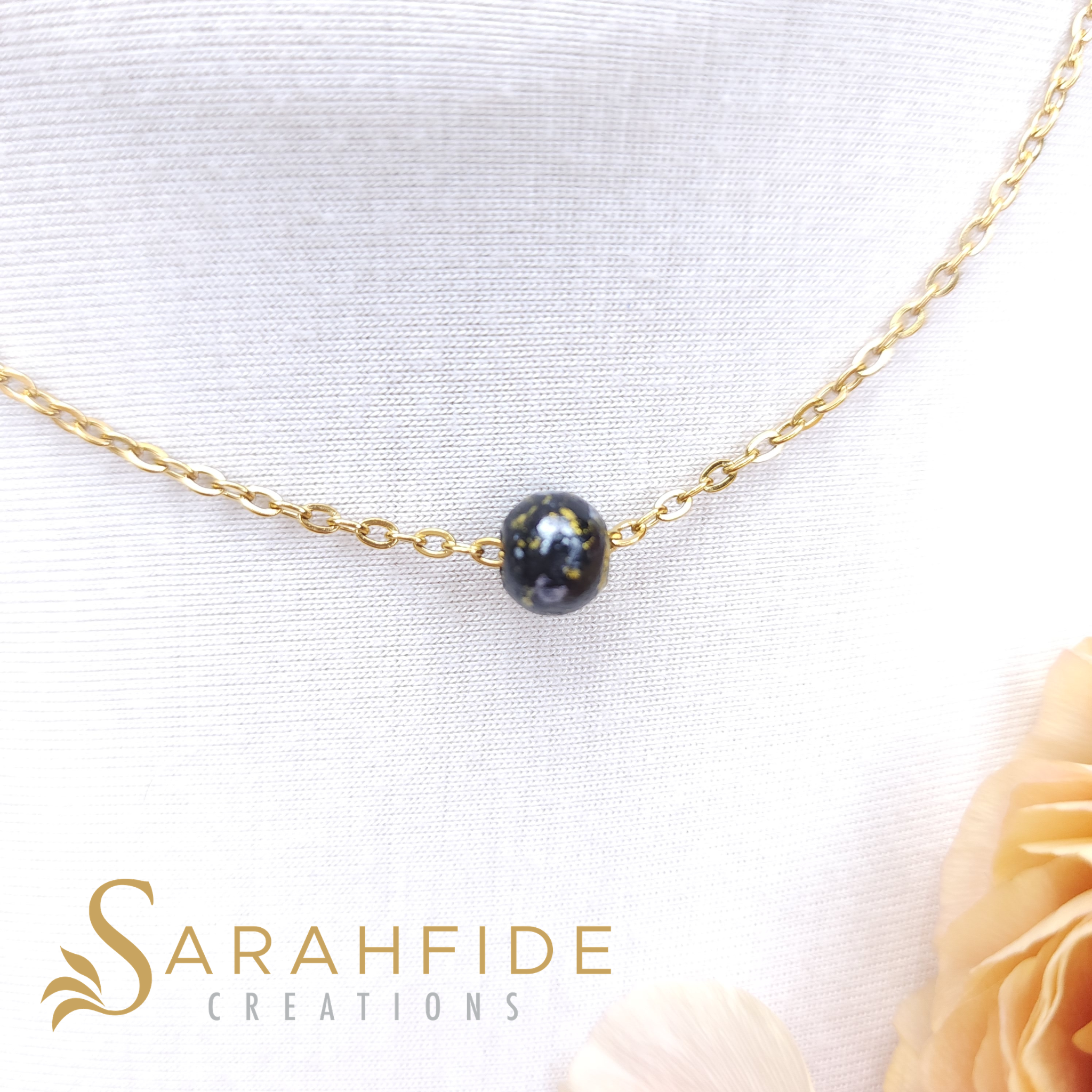 Black Lux Jane Pendant Necklace