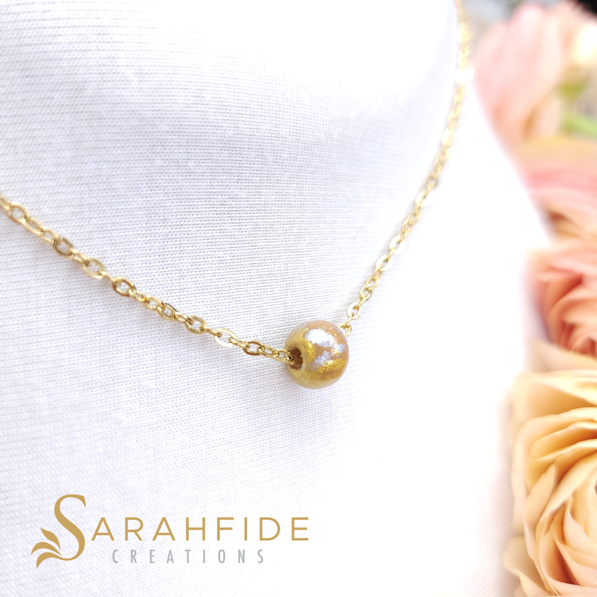 Caramel Lux Jane Pendant Necklace