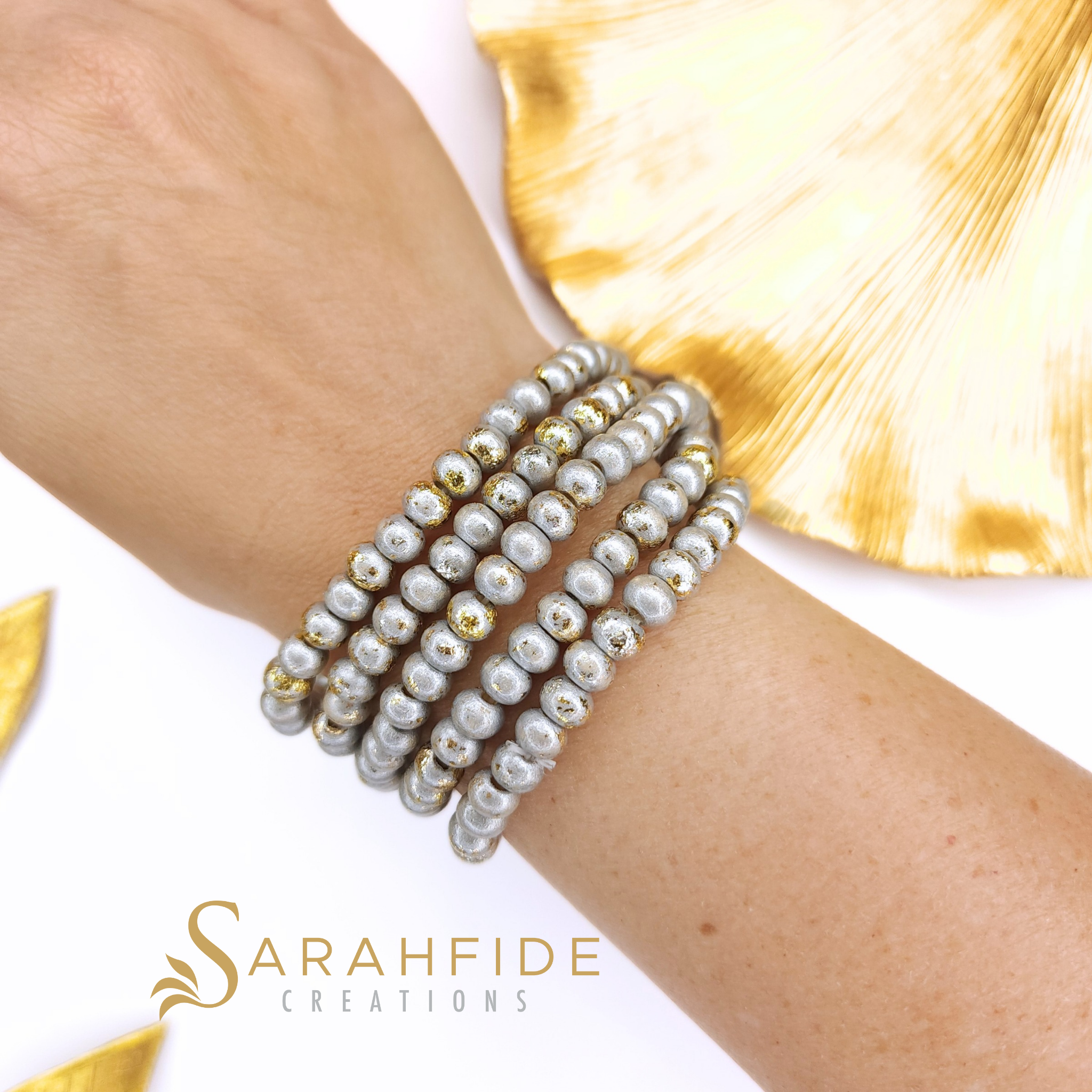 Silver Sparkling Vera Necklace/Bracelet Combo