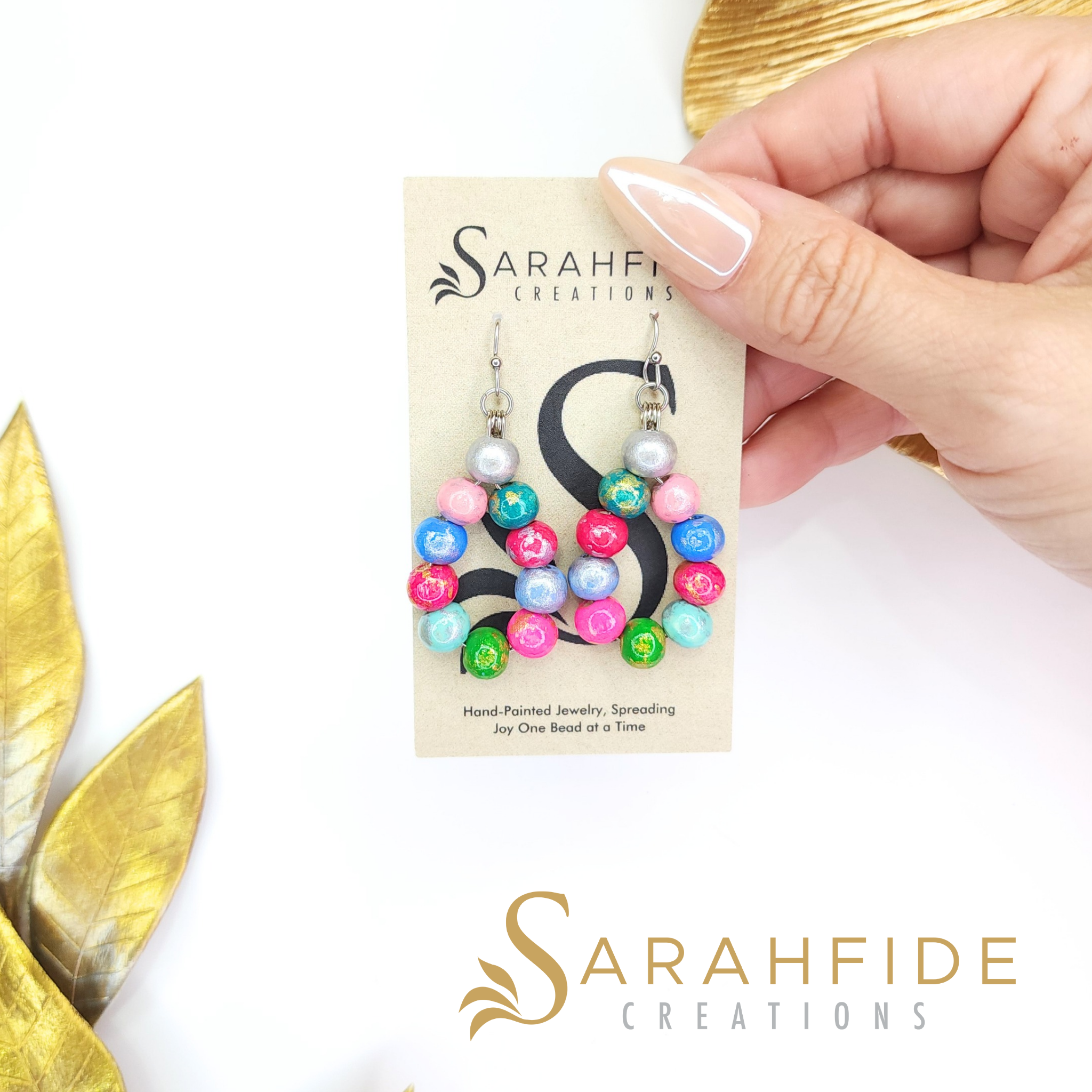 Color Pop Chunky Small Tear Drop Earrings