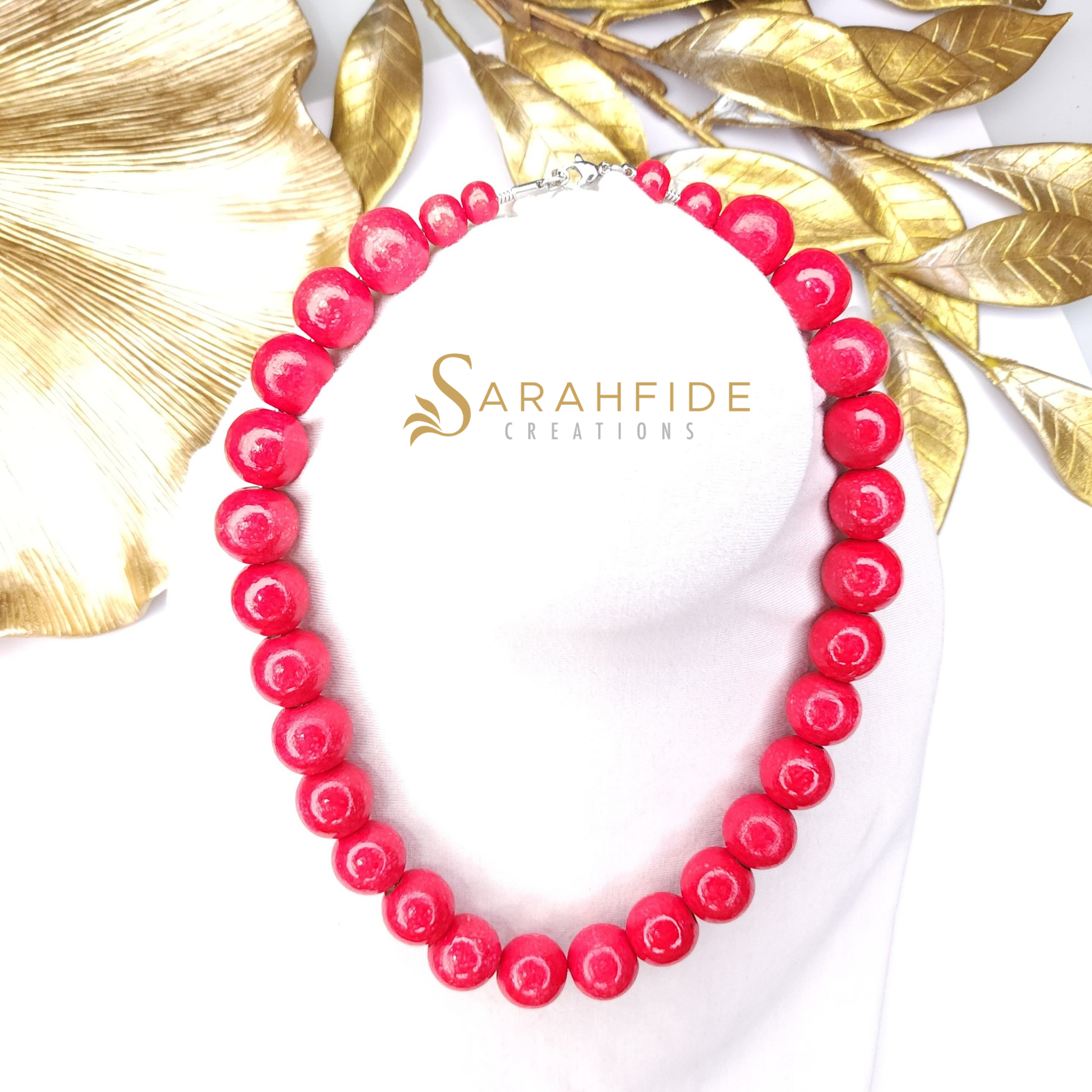 Red Alorah Collar Necklace
