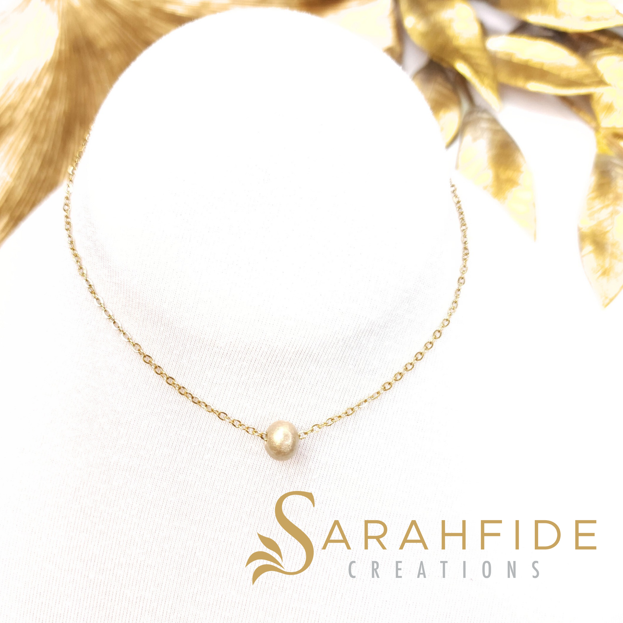 Gold Jane Pendant Necklace