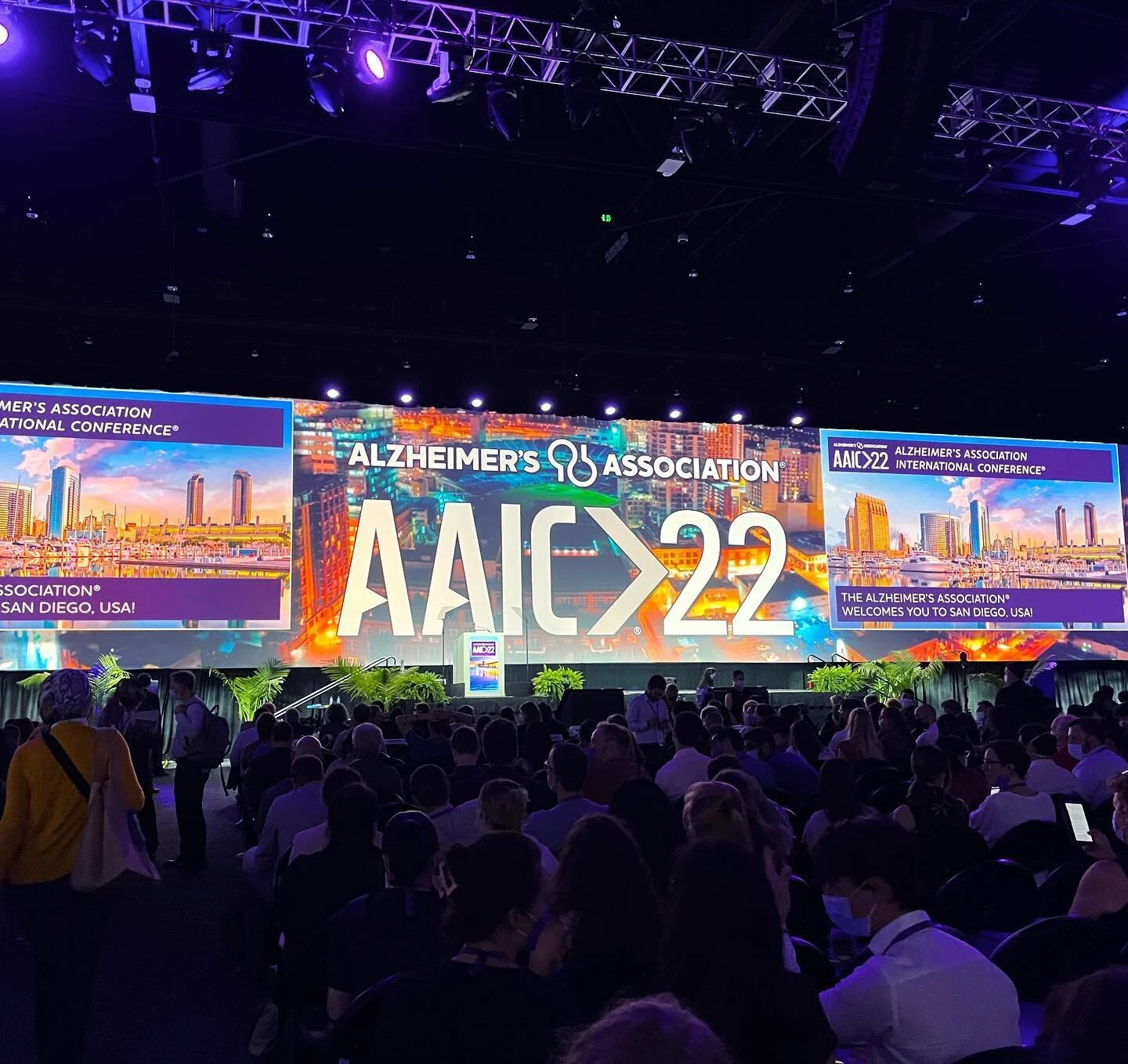 The Alzheimer’s Association International Conference was certainly an event to remember! #aaic22 
In all seriousness, Alzheimer’s is an emotionally-devastating disease characterized by progressive mental deterioration that typically occu