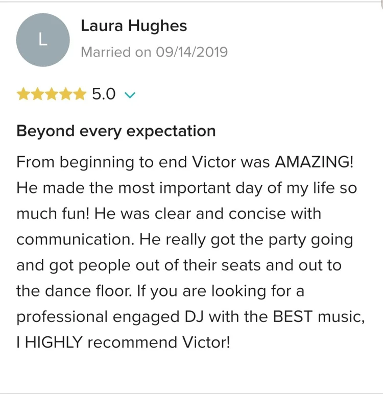 Client review screenshot 4 from the IKSounds review collection