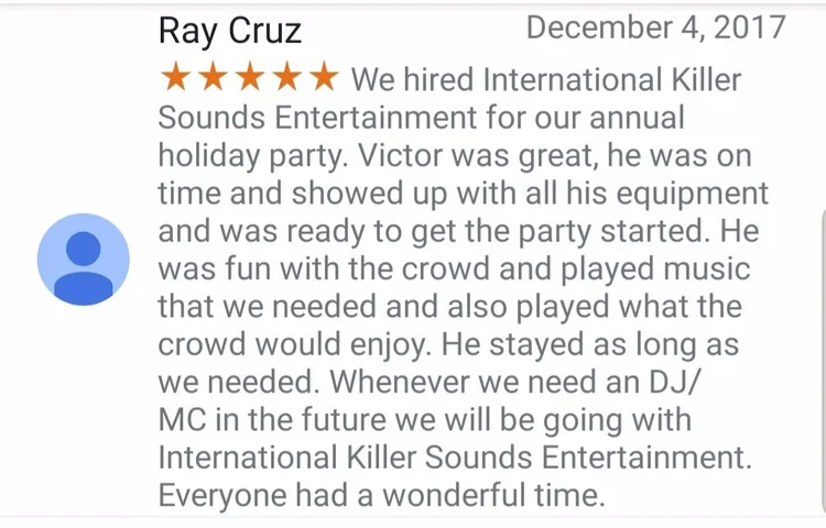 Client review screenshot 12 from the IKSounds review collection