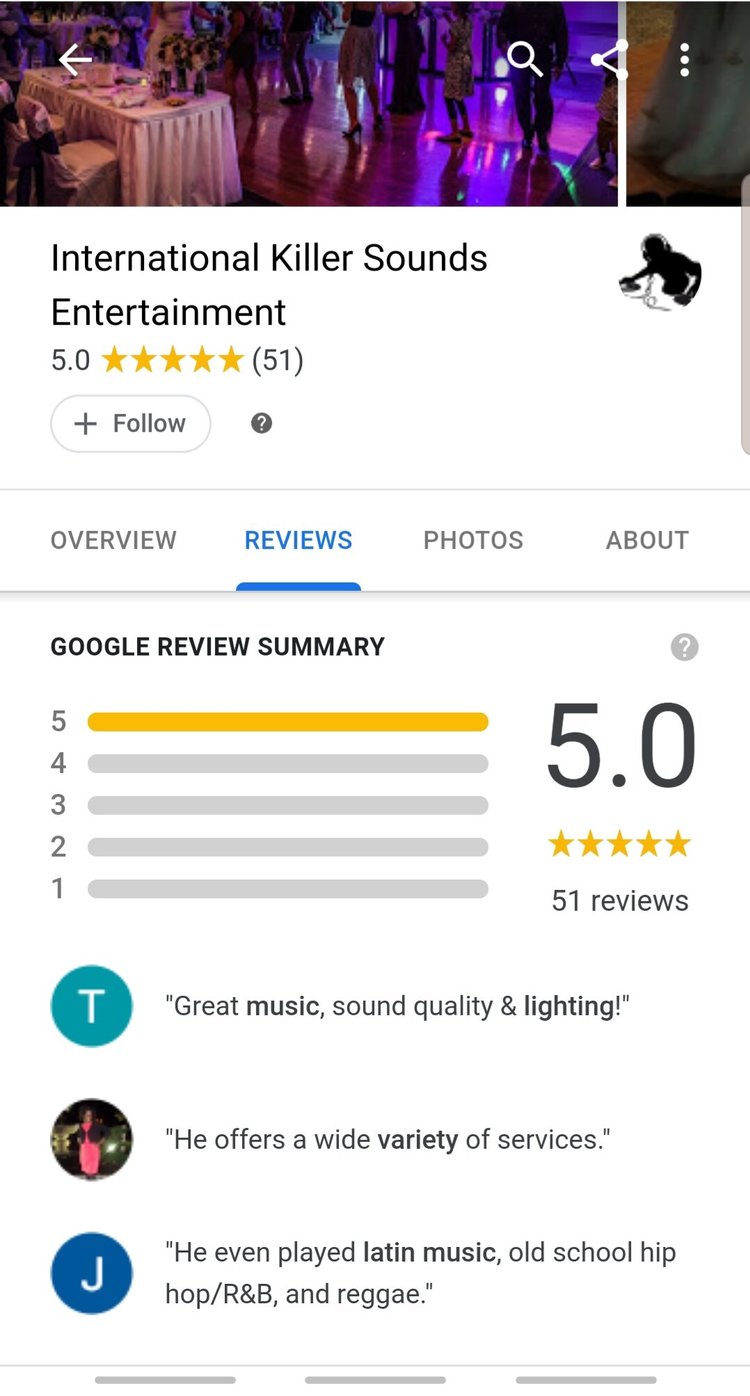 Client review screenshot 2 from the IKSounds review collection