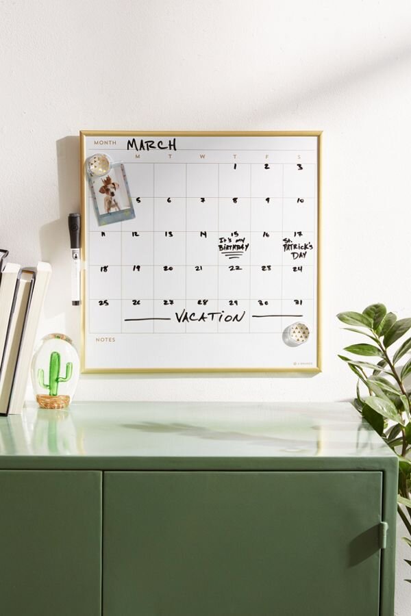 Dry Erase Calendar | $14