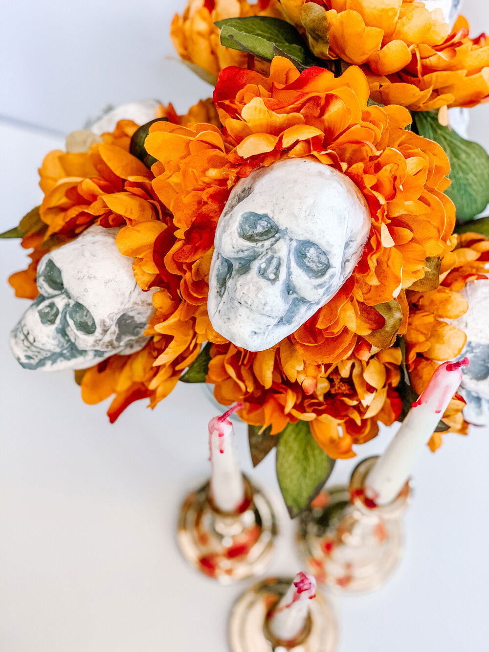 Day of the Dead Skull Bouquet DIY