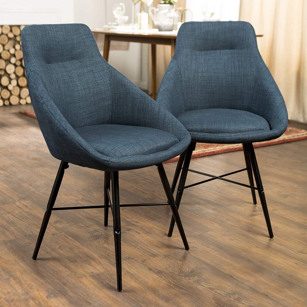 Set of 2 MCM Upholstered Chairs | $160