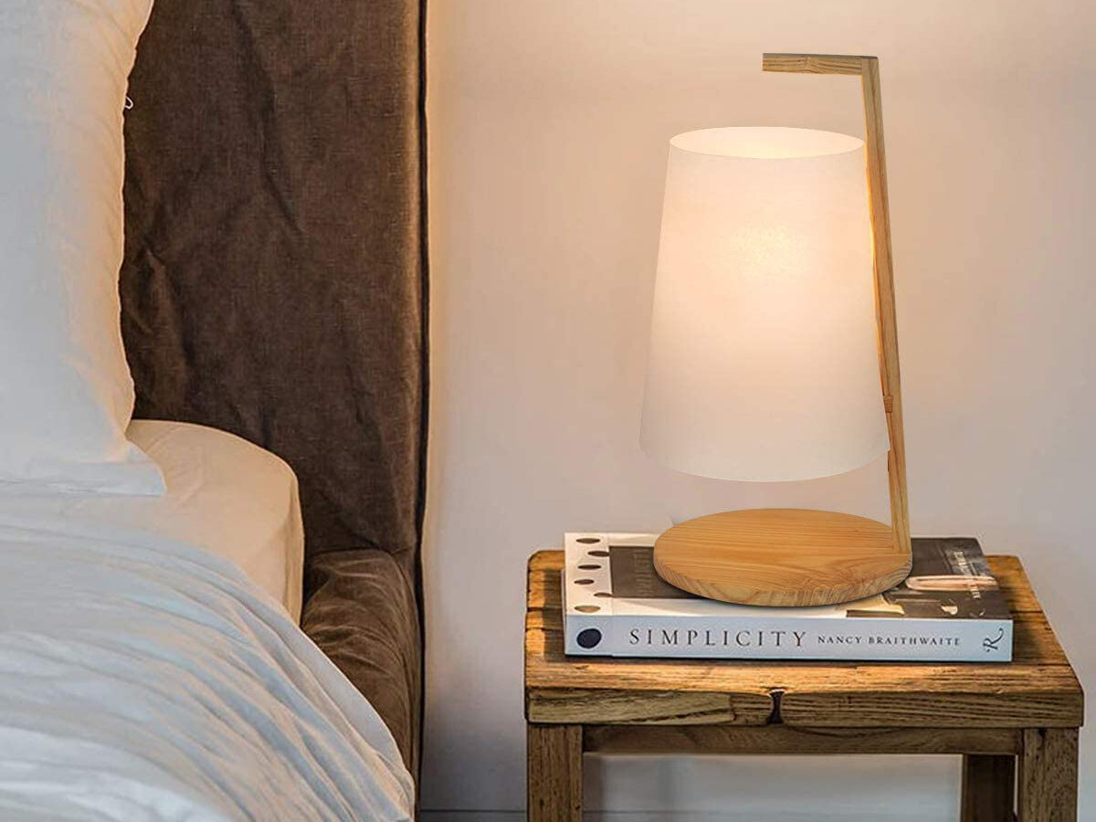 Wood Table Lamp | $28