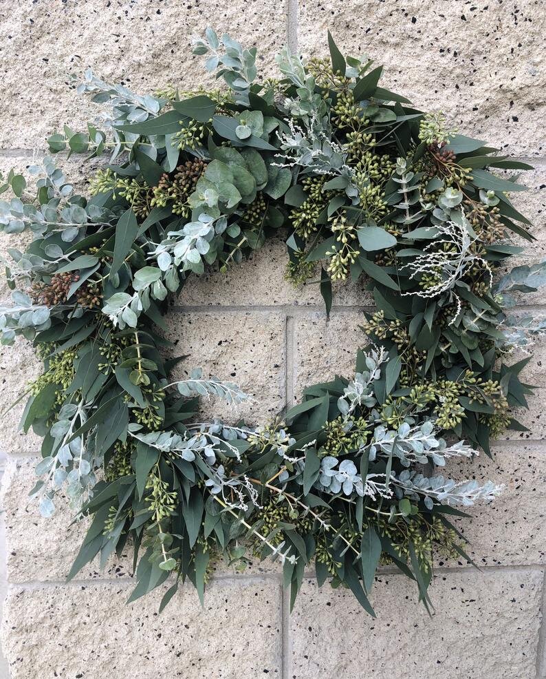 Baby Spiral Eucalyptus Wreath | $95