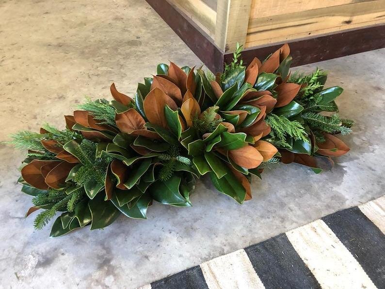 Fresh Magnolia Centerpiece | $95