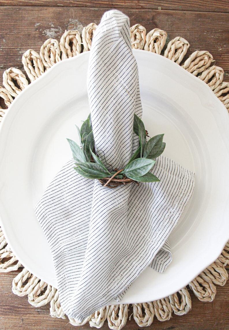 Laurel Napkin Rings | $13.99+