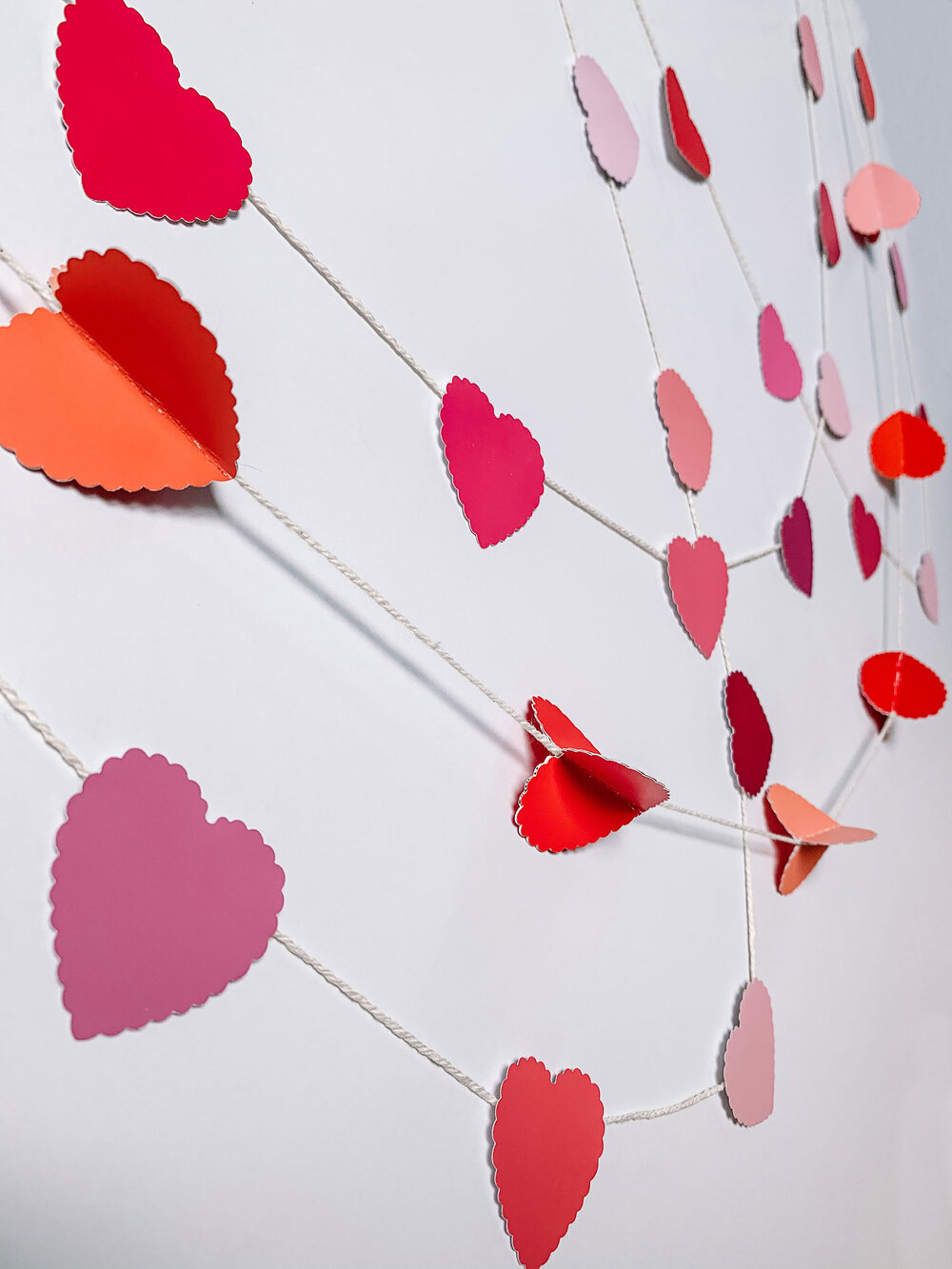 How to Make a Valentine's Paper Heart Garland