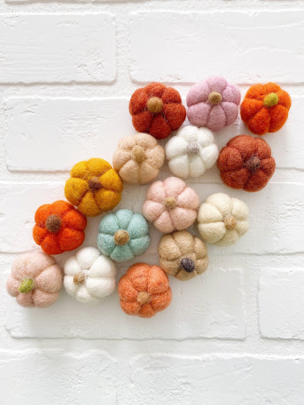 Mini Felt Pumpkins | $3.50