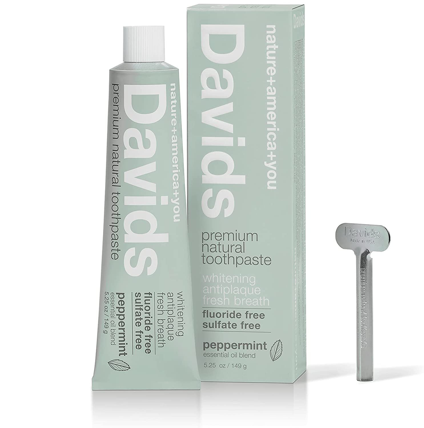 Davids Toothpaste in Metal Tube | $12
