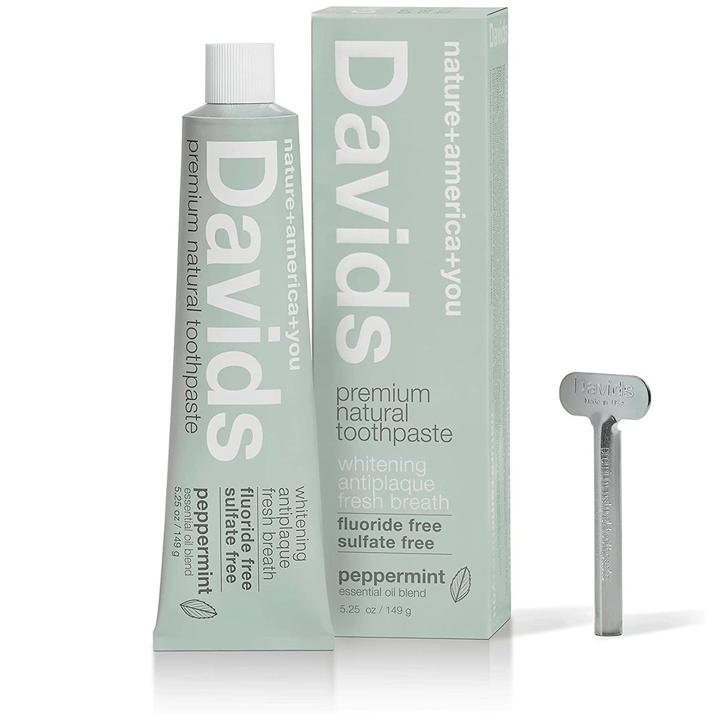 Davids Toothpaste in Metal Tube | $12