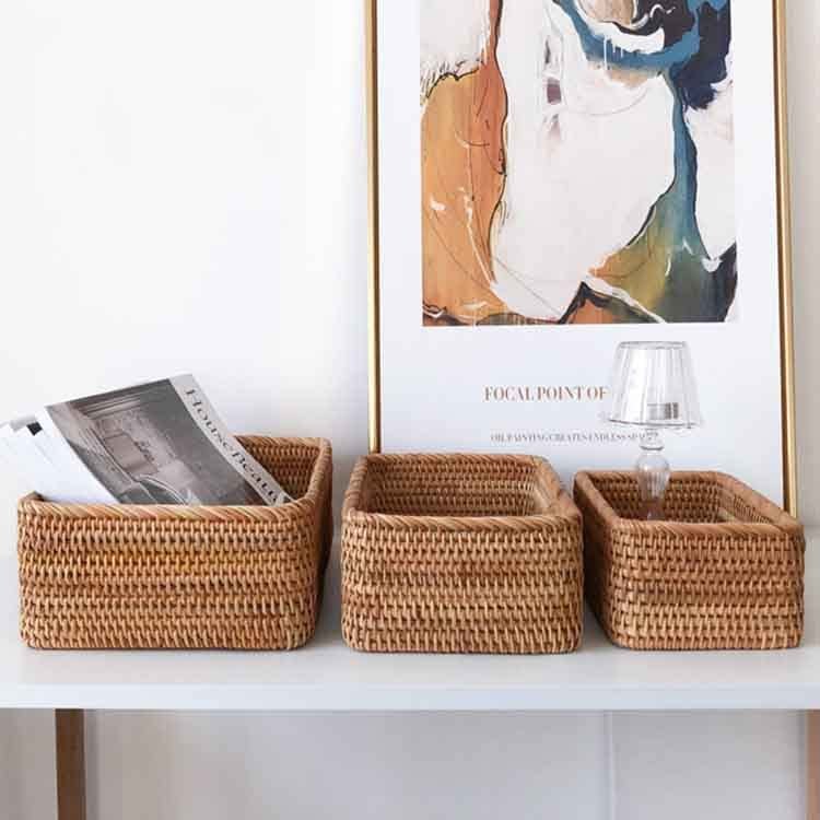 Rattan Basket Set | $36