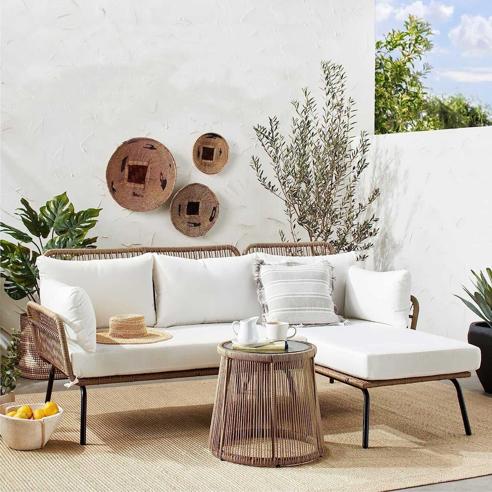 Woven Patio Furniture Set