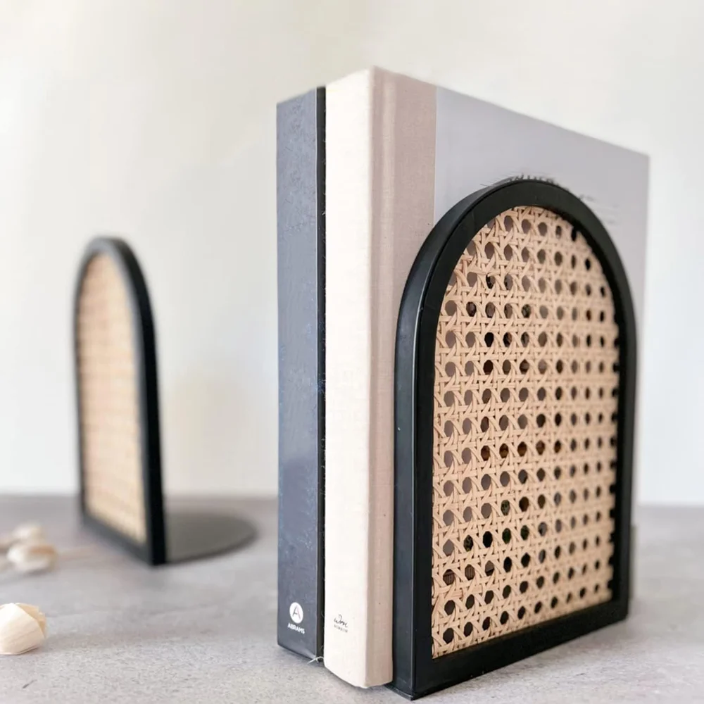 Rattan Bookends | $40