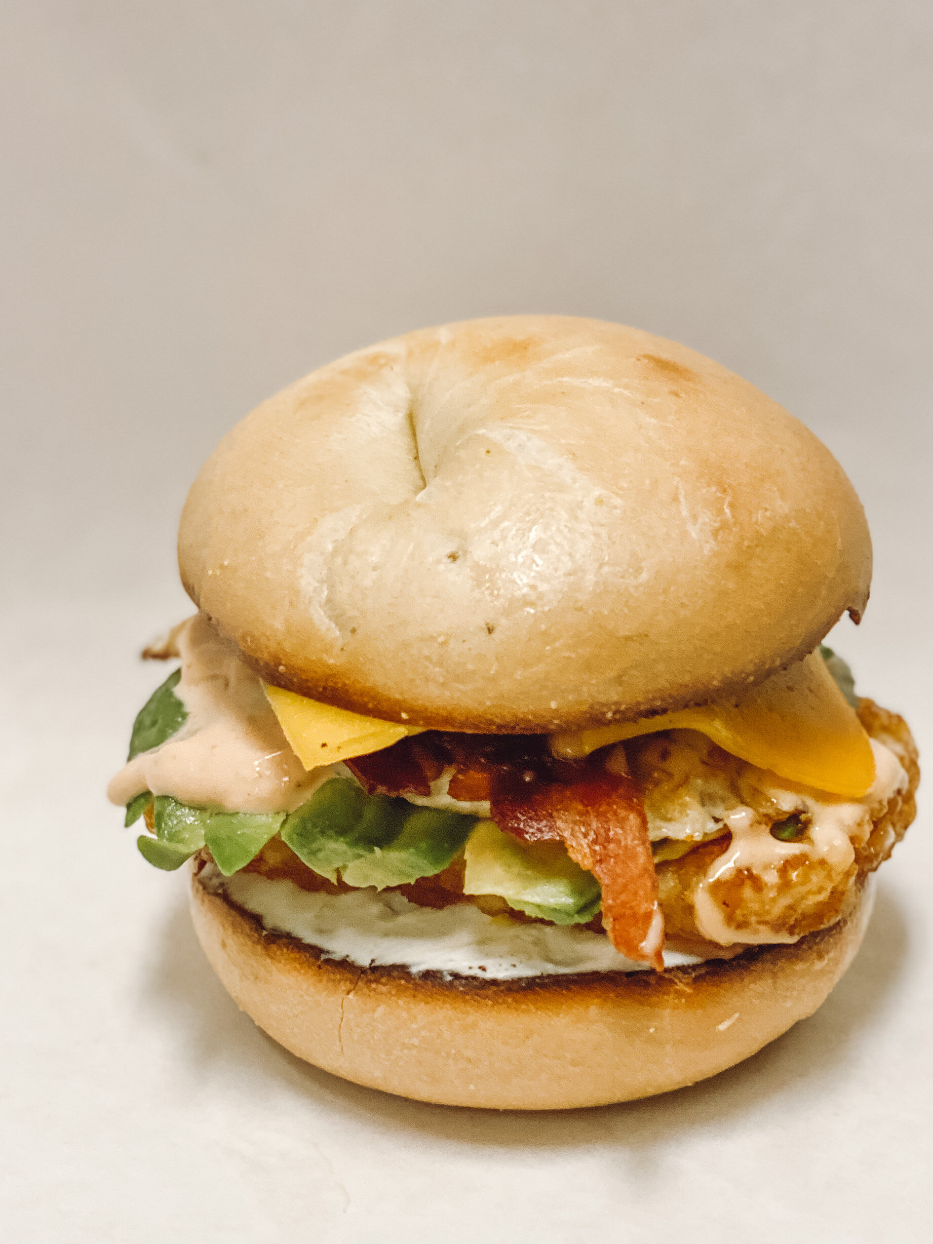 Viking hashbrown bagel sandwich