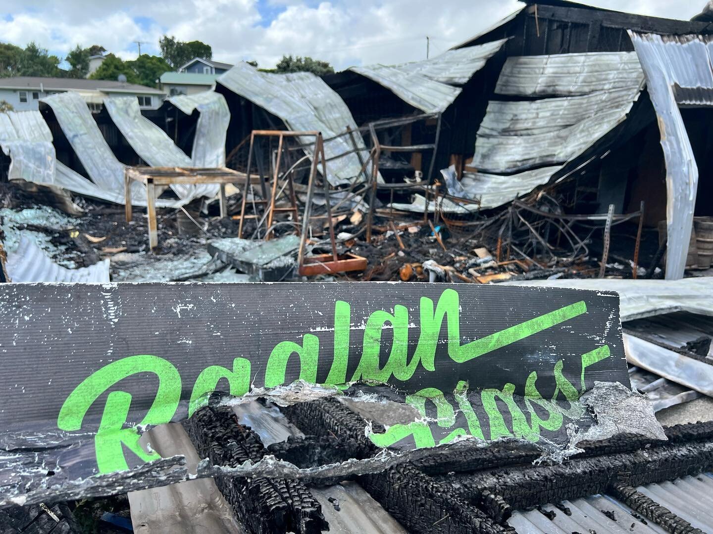 Kia Ora Whānau , unfortunately Raglan Glass is one of the unlucky businesses involved in Tuesday mornings fire, we are fortunate there are no injuries, however we have taken a big hit on stock / tools which we expect to create some delays leading int