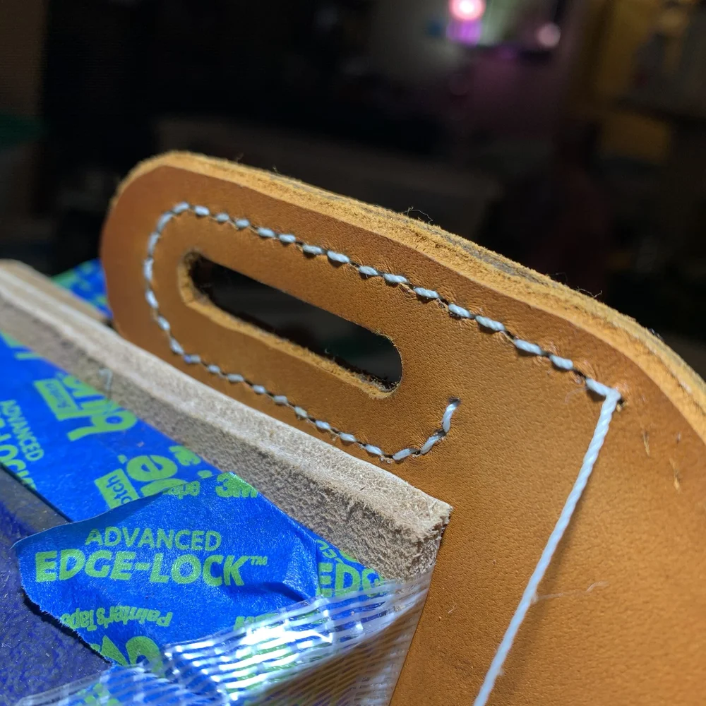 Making a 45 Degree Pancake Knife Sheath — Lawvere & Son Knife Co.