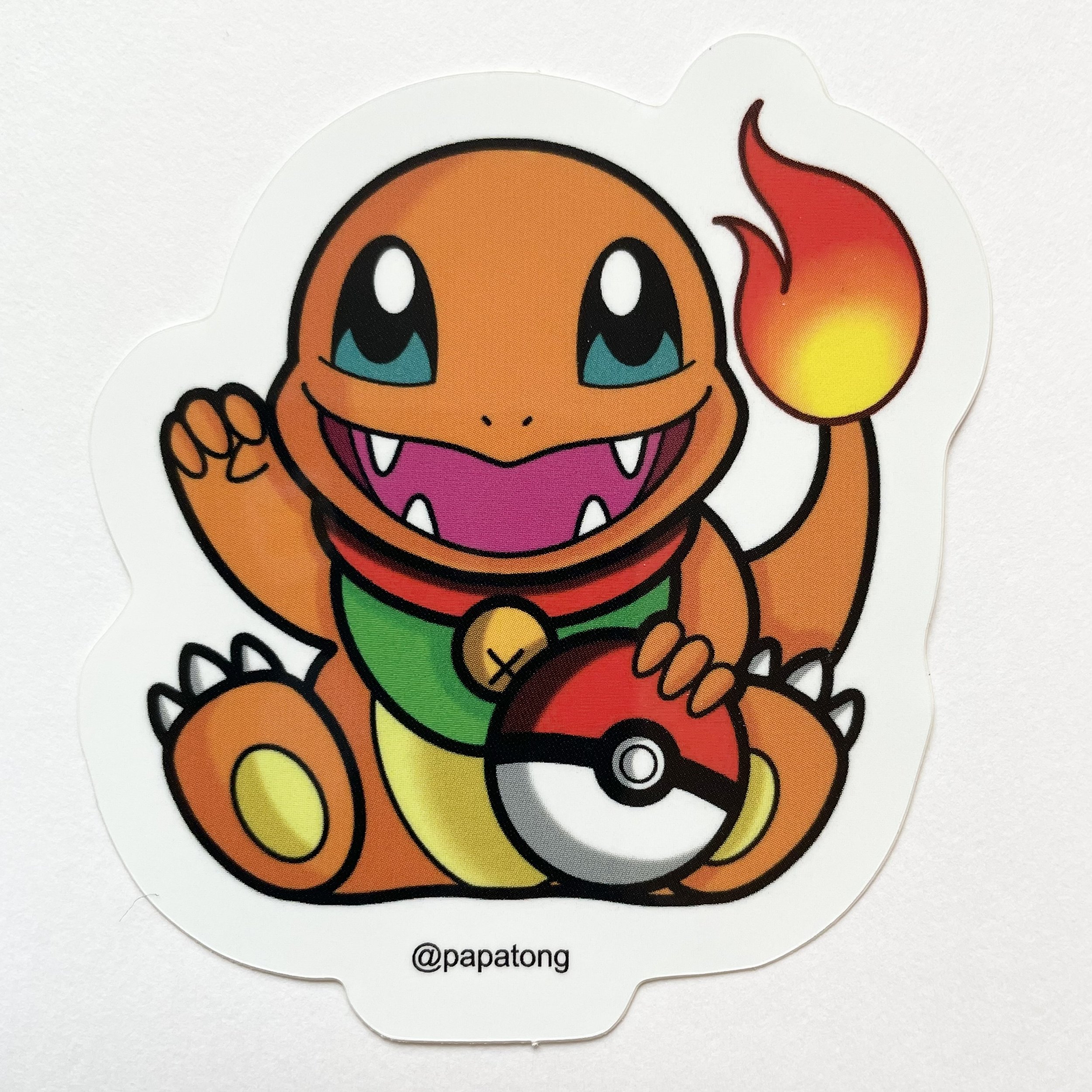 Maneki-Charizard Sticker