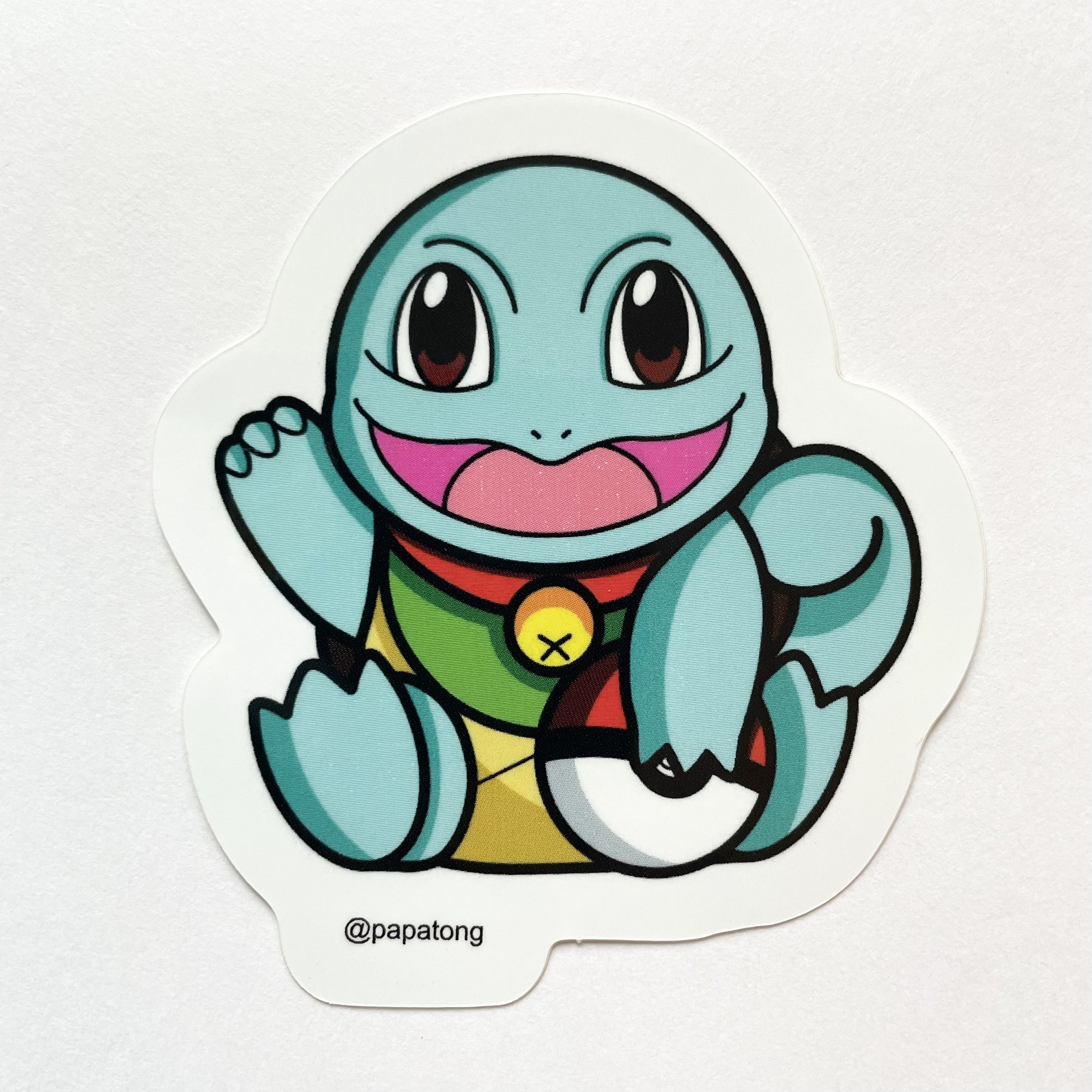 Maneki-Squirtle Sticker