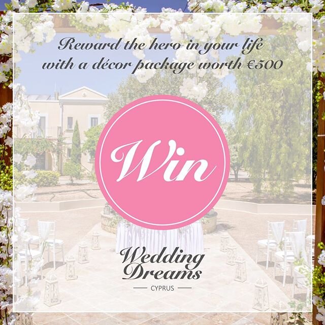 WIN |  We have been personally touched by the dedication of our amazing key workers and local heroes through these recent times. As a thank you, we want to reward a key worker with the chance to WIN a &euro;500 wedding decor package! Do you know a ke